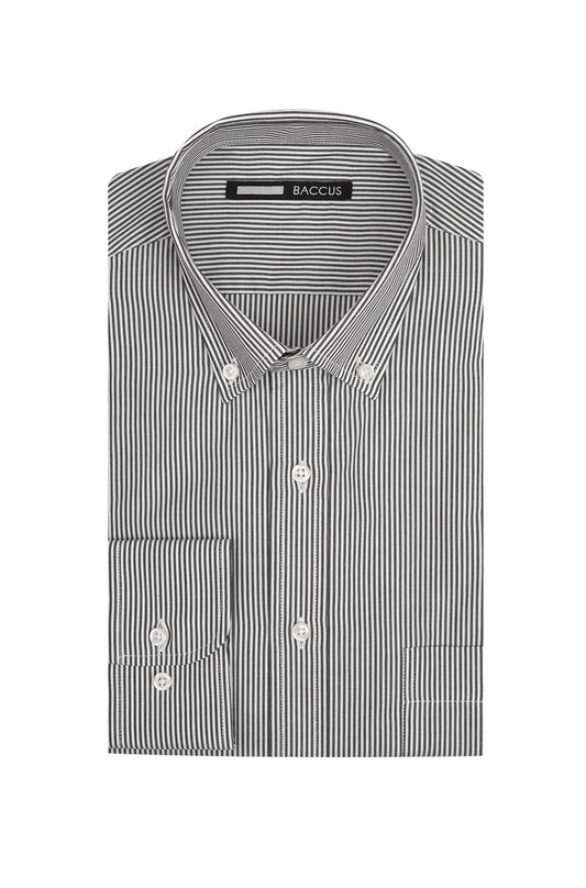 Camisa com riscas - Marinho