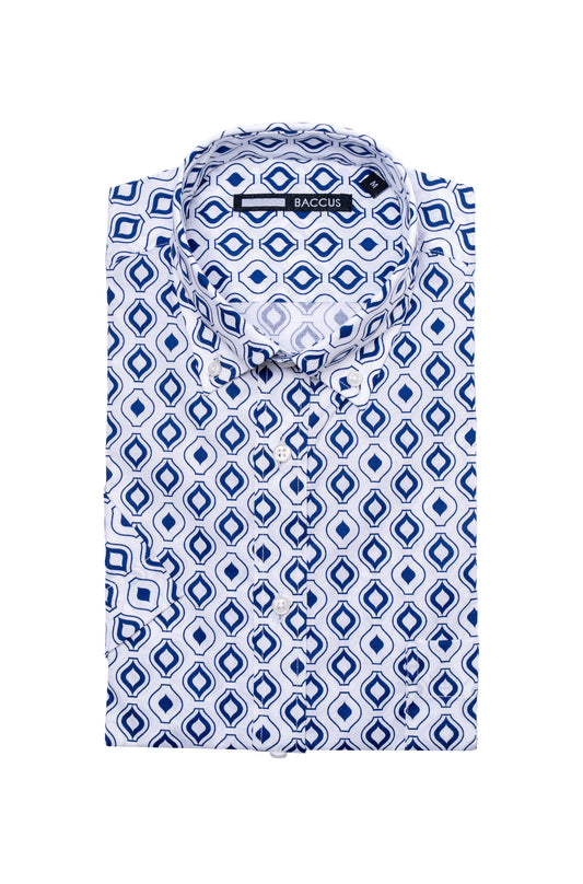 Camisa manga curta - Azul