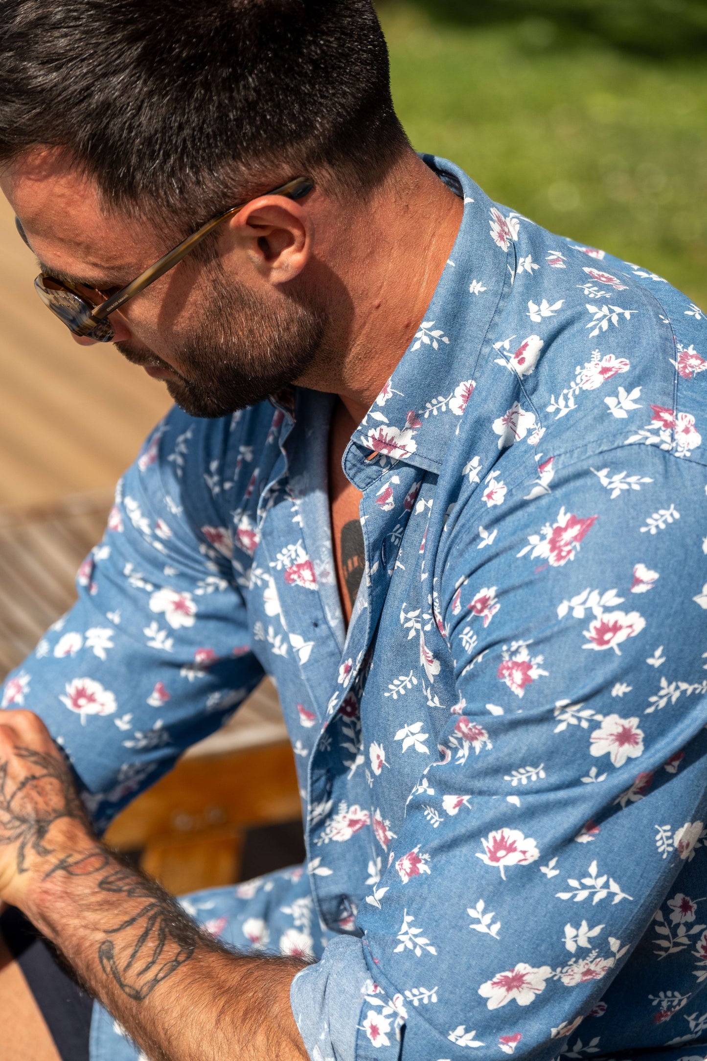 Denim Shirt - Navy