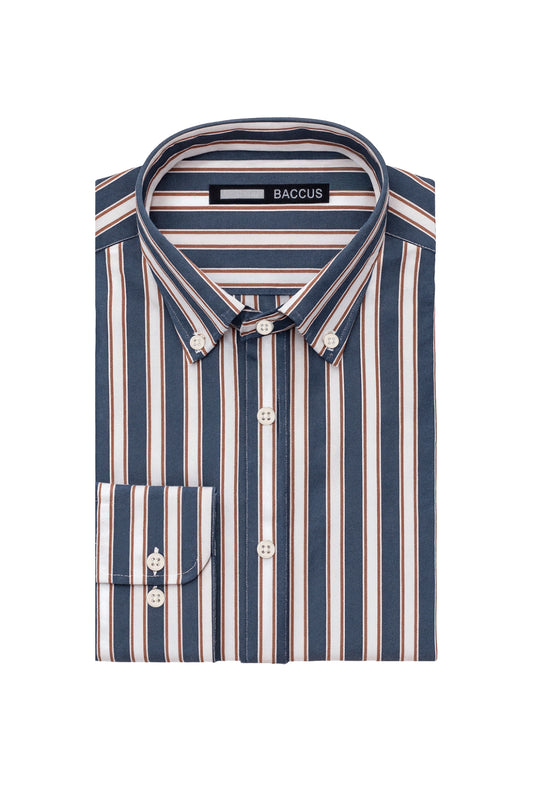 Camisa riscas - Marinho