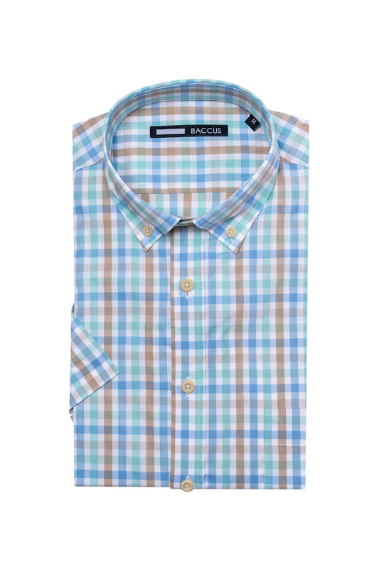 Camisa manga curta - Bege