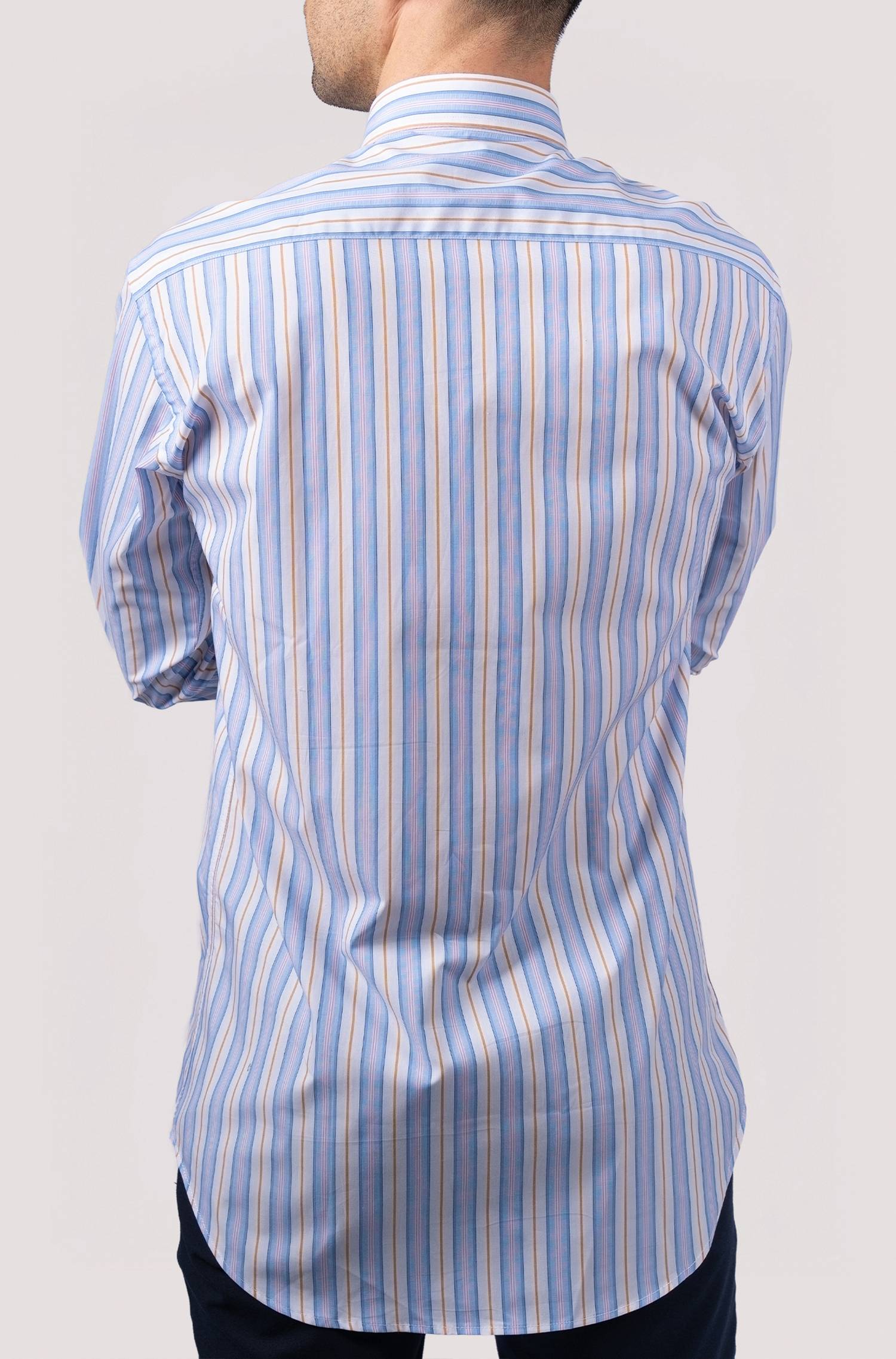 Men's striped shirt - Beige