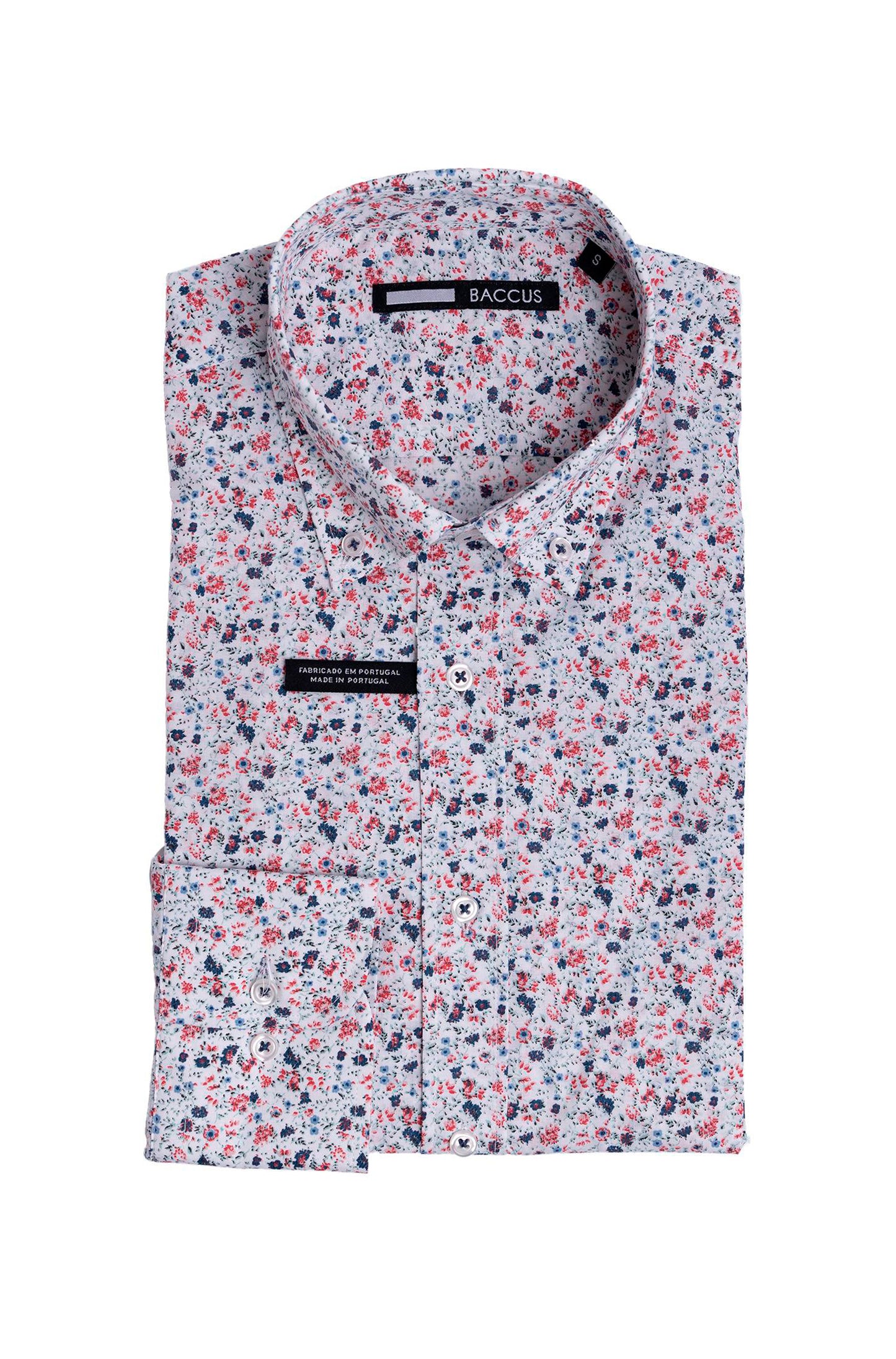 Floral Print Shirt - Red