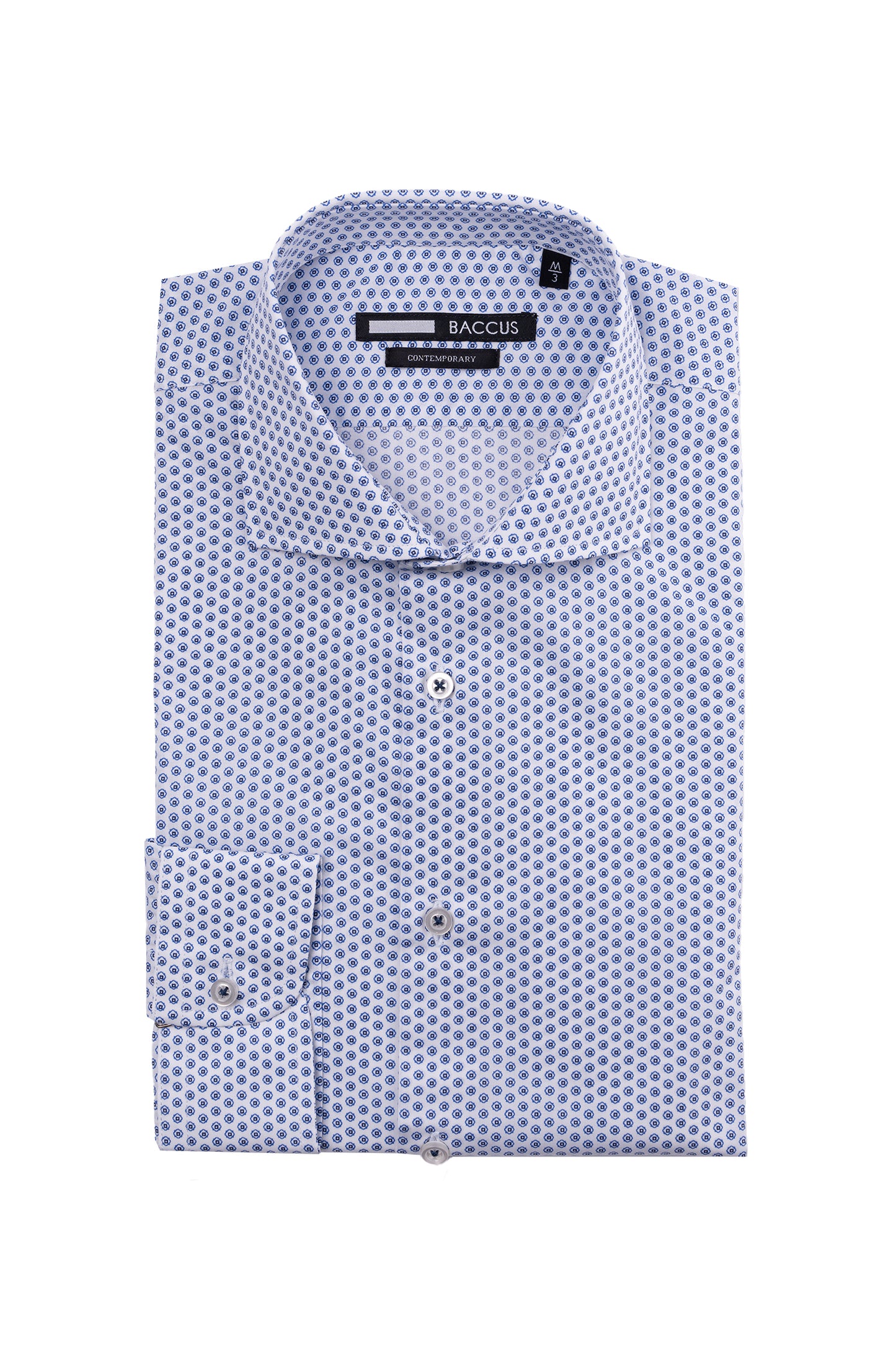 Camisa Baccus estampada - Azul