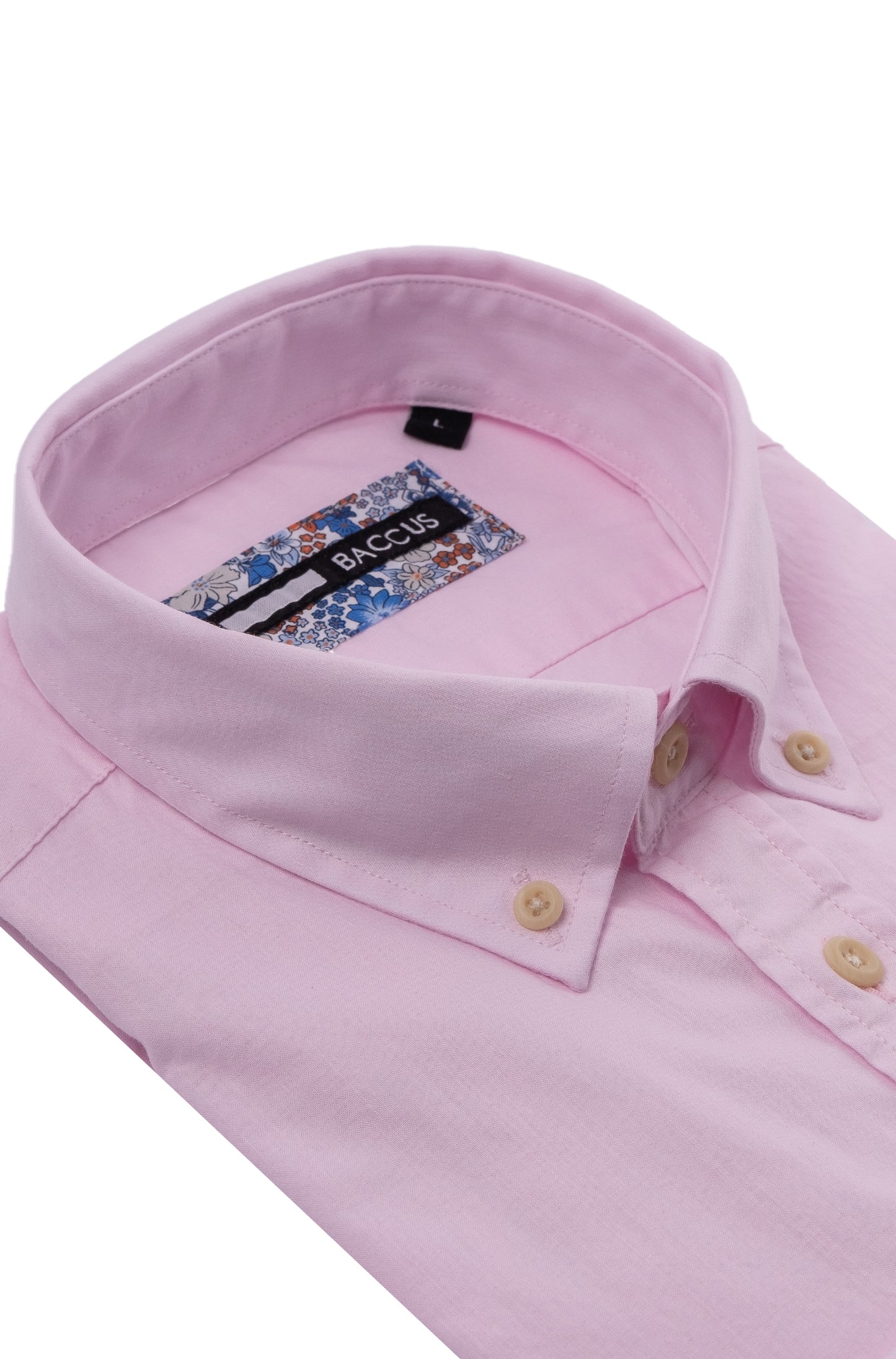 Plain shirt for men - Pink