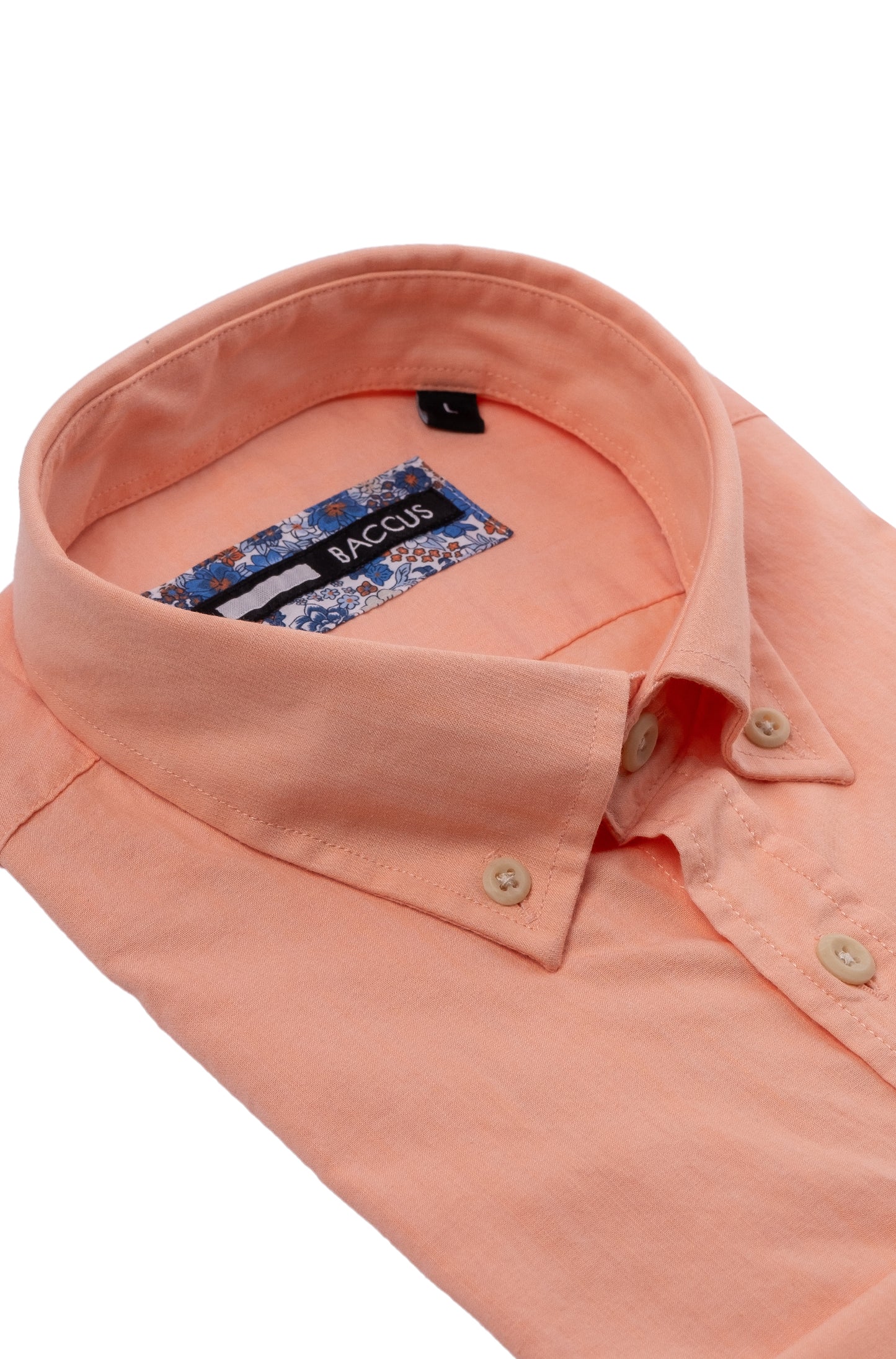 Camisa lisa para homem - Laranja