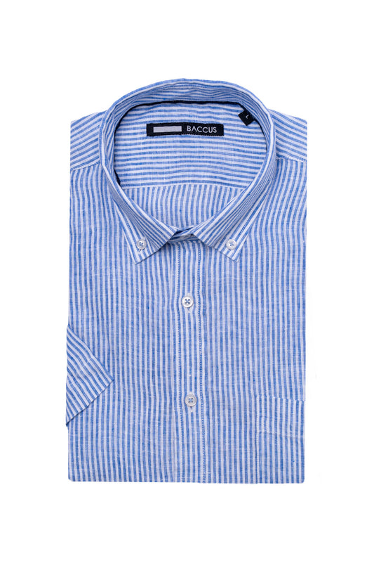 Camisa manga curta - Azul