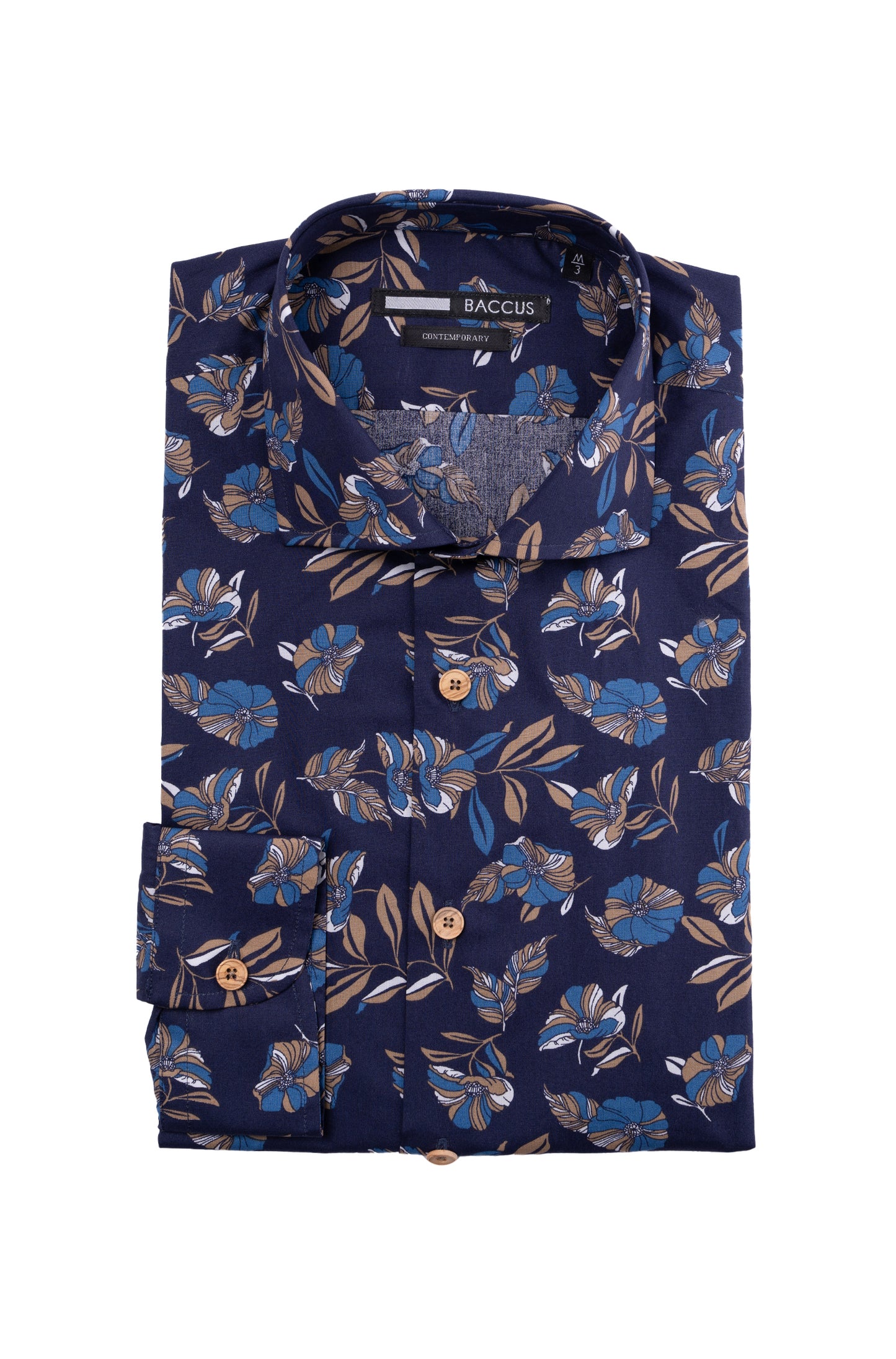 Camisa Baccus estampada - Marinho