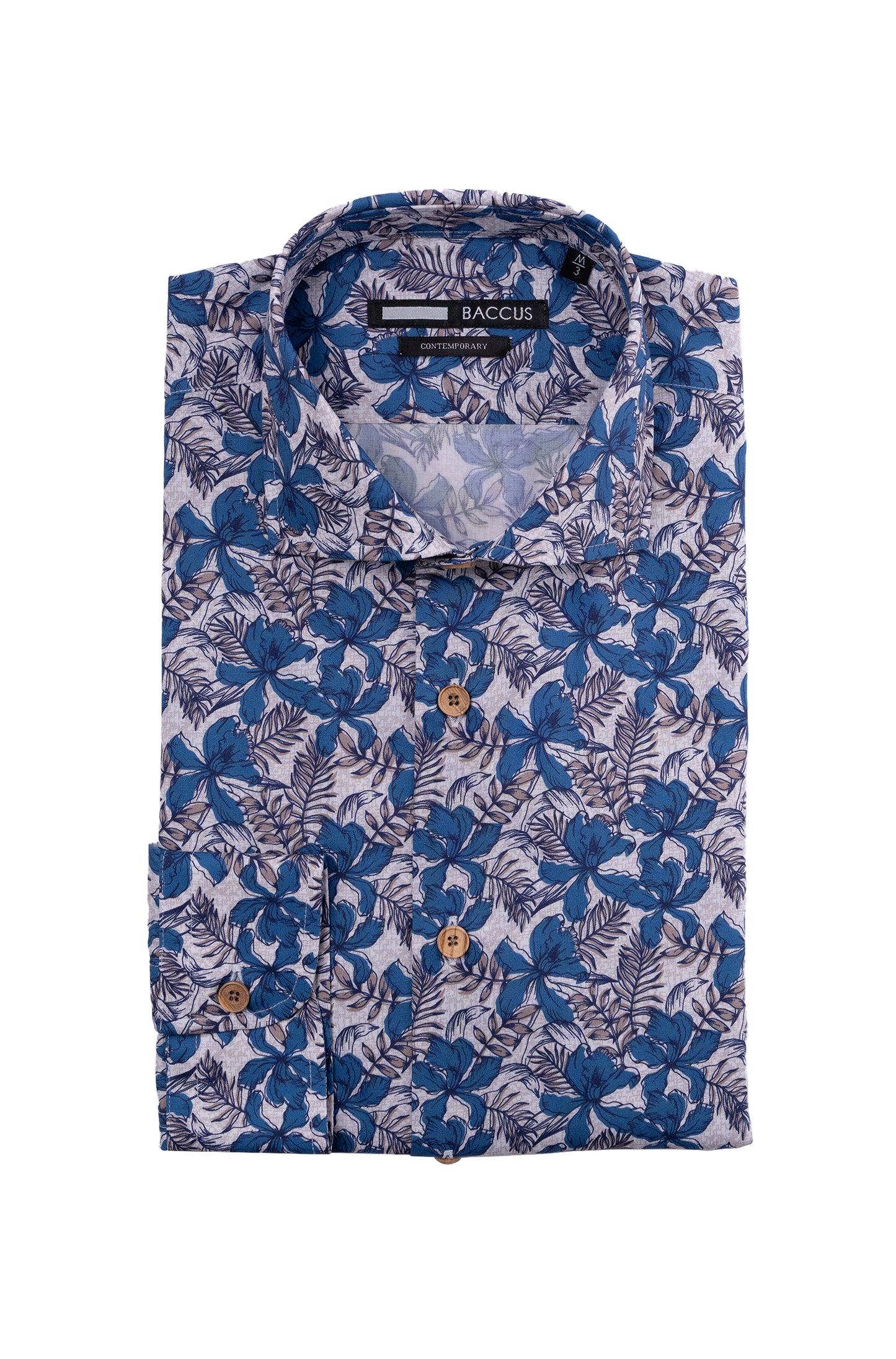 Camisa Baccus estampada - Azul