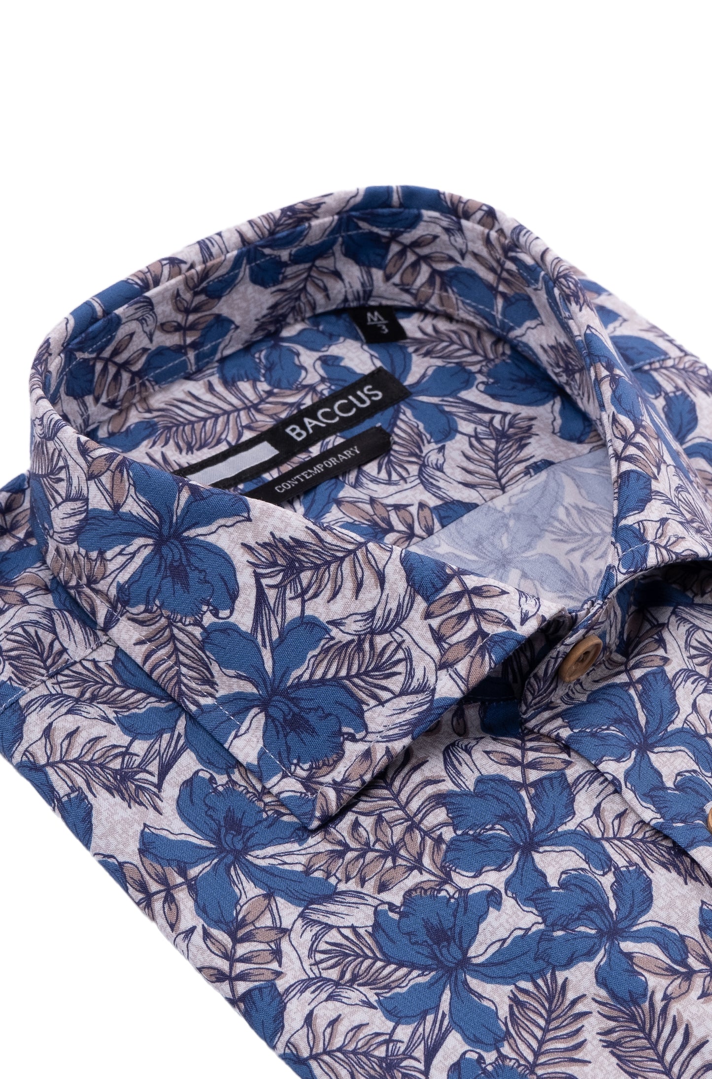 Camisa Baccus estampada - Azul