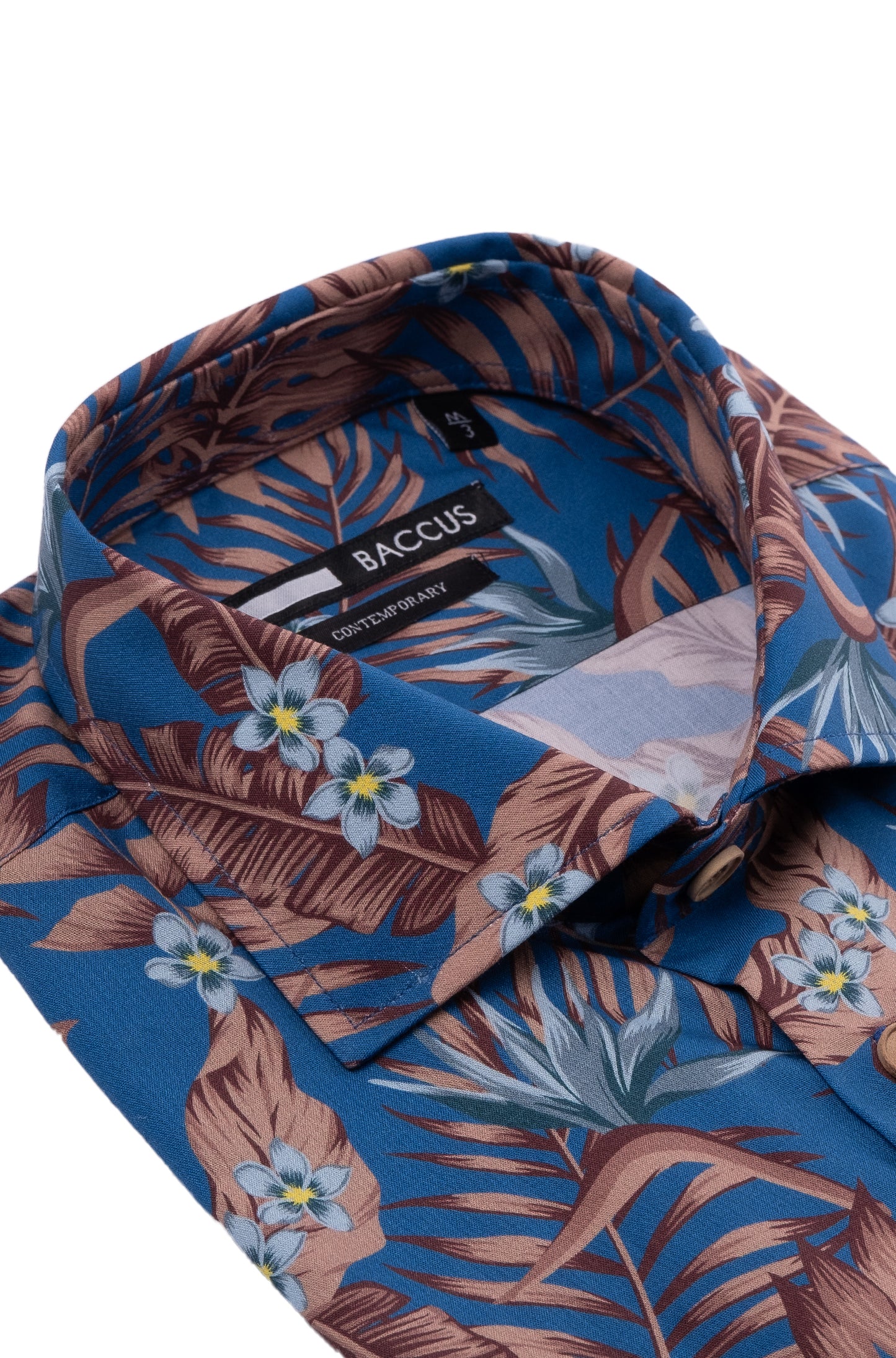 Camisa Baccus estampada - Azul