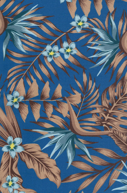 Camisa havaiana Baccus - Azul