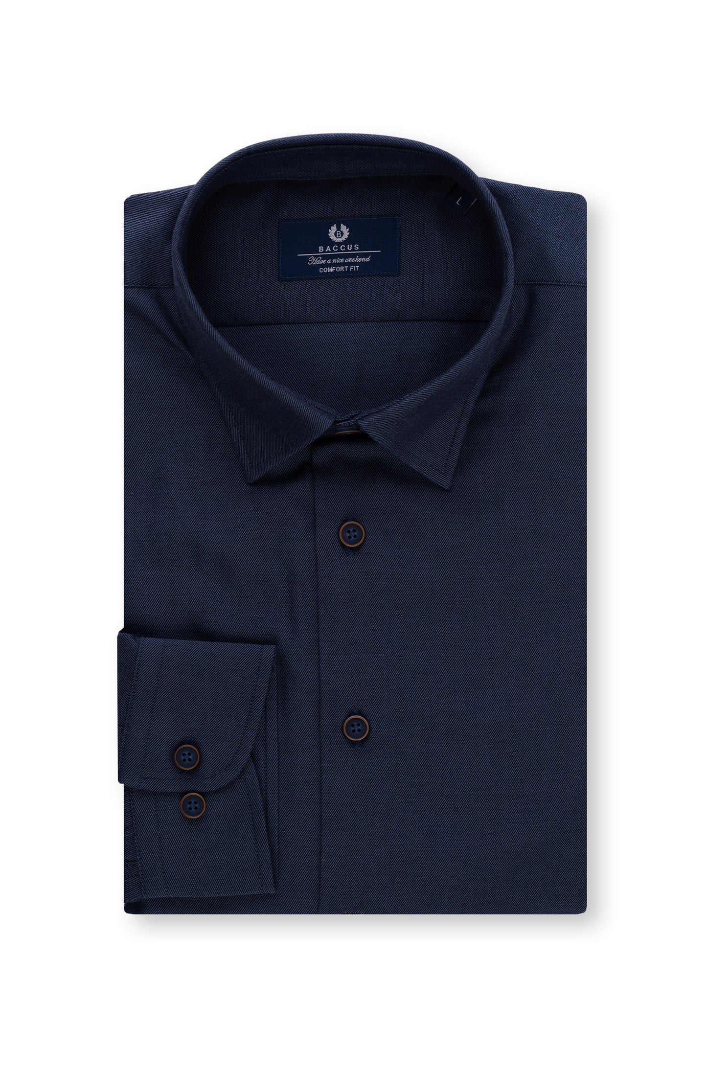 Men's Plain Shirt - Navy Blue