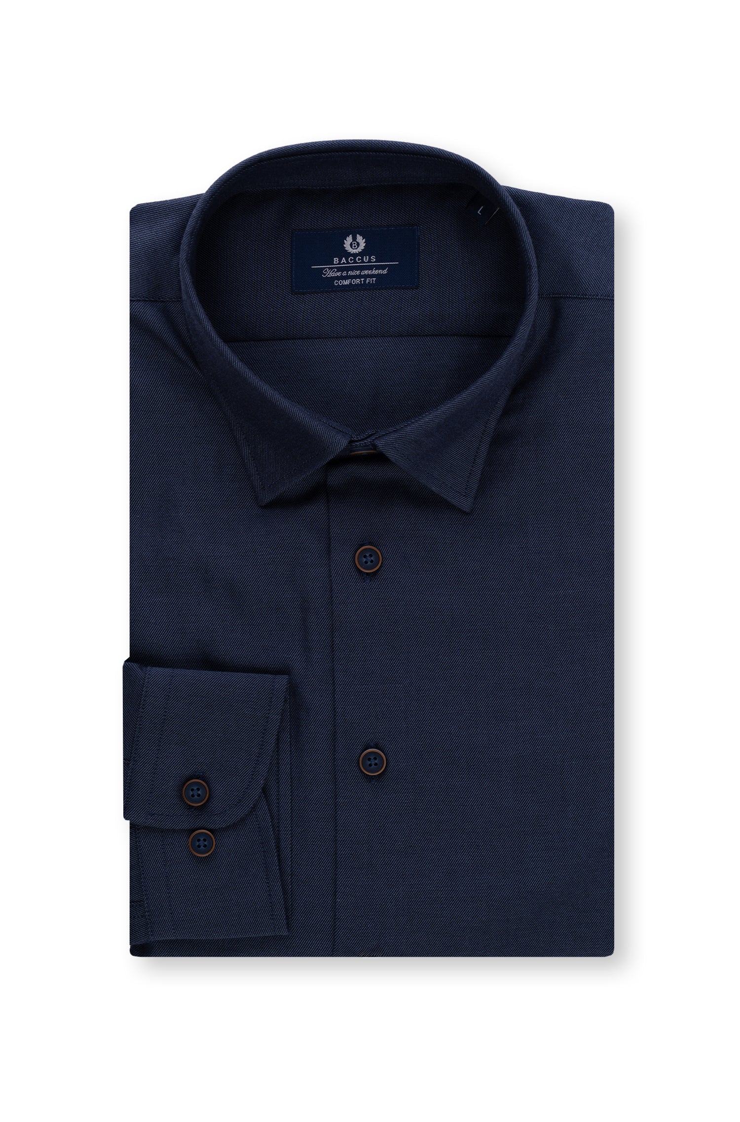 Men's Plain Shirt - Navy Blue