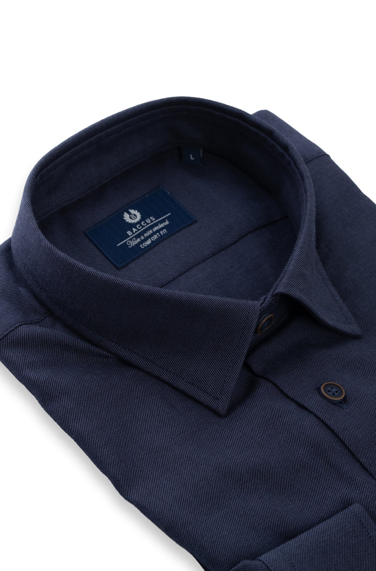 Men's Plain Shirt - Navy Blue