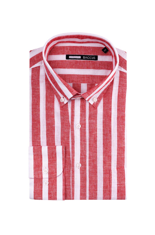 Camisa Regular Fit - Vermelho
