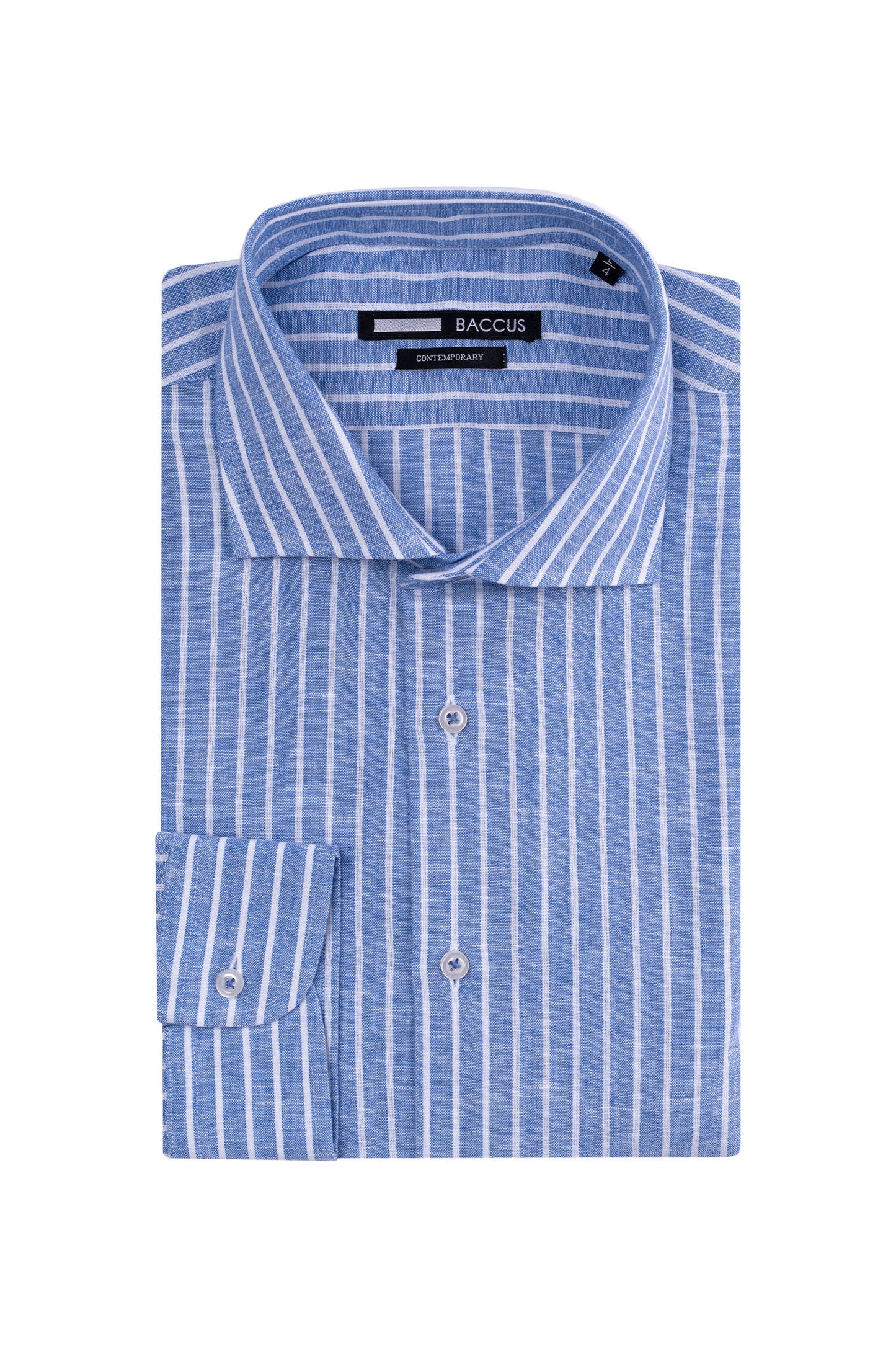 Camisa fit contemporary - Azul