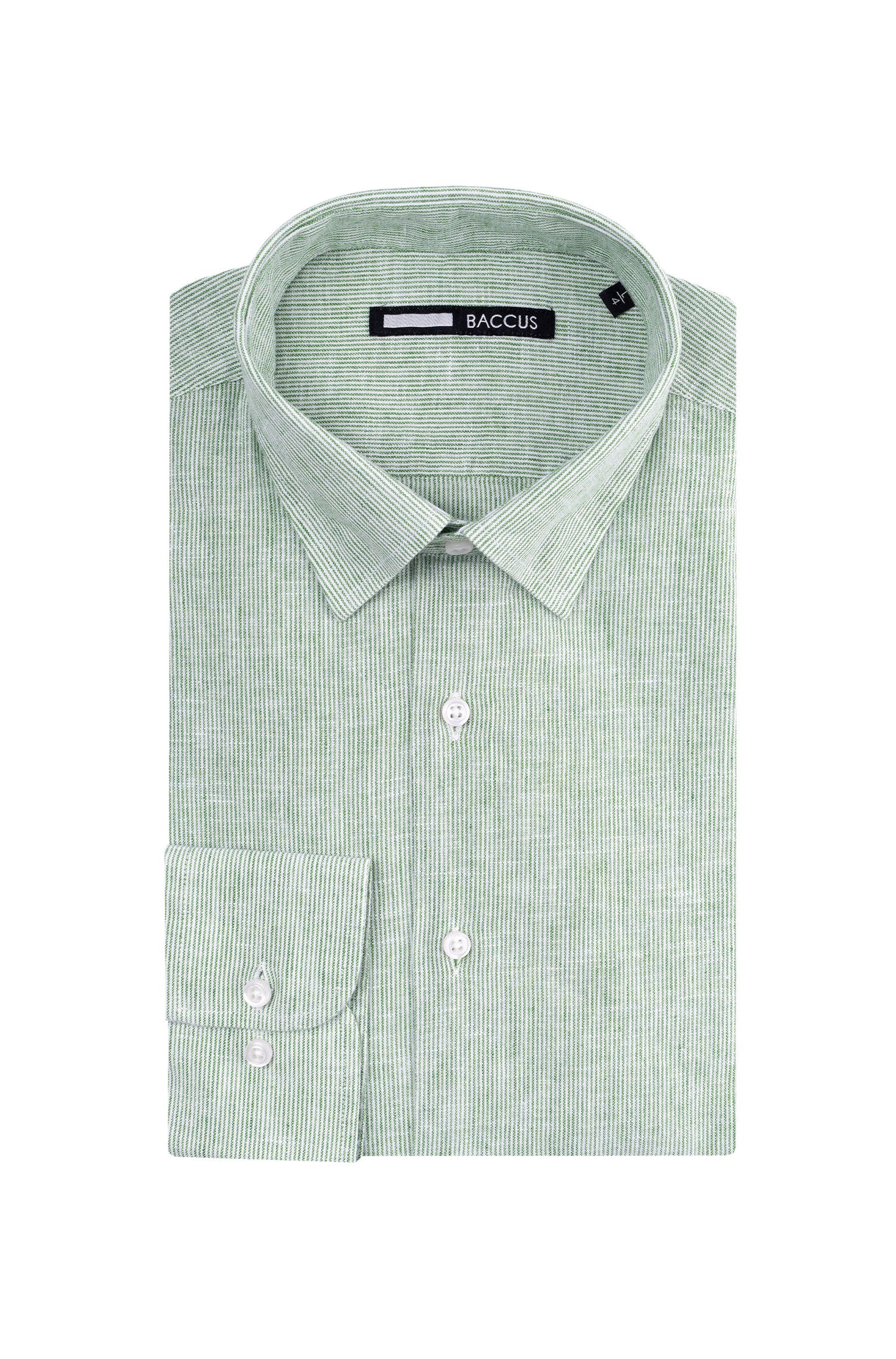 Camisa com riscas - Verde