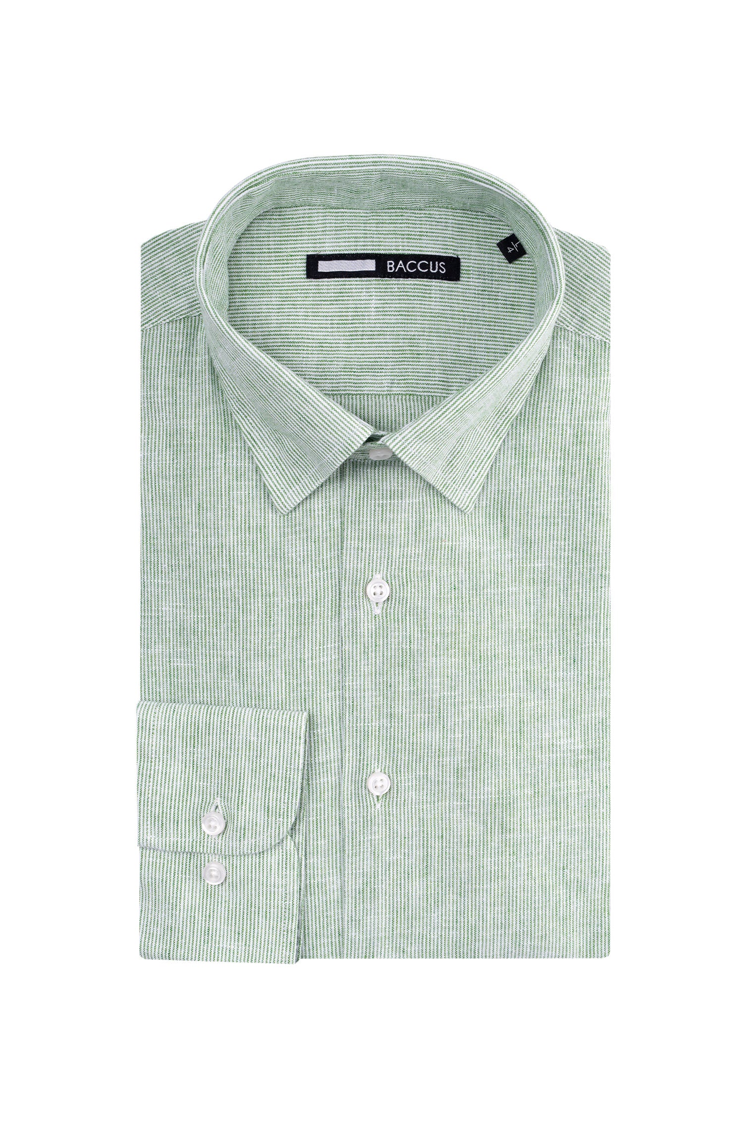 Camisa com riscas - Verde