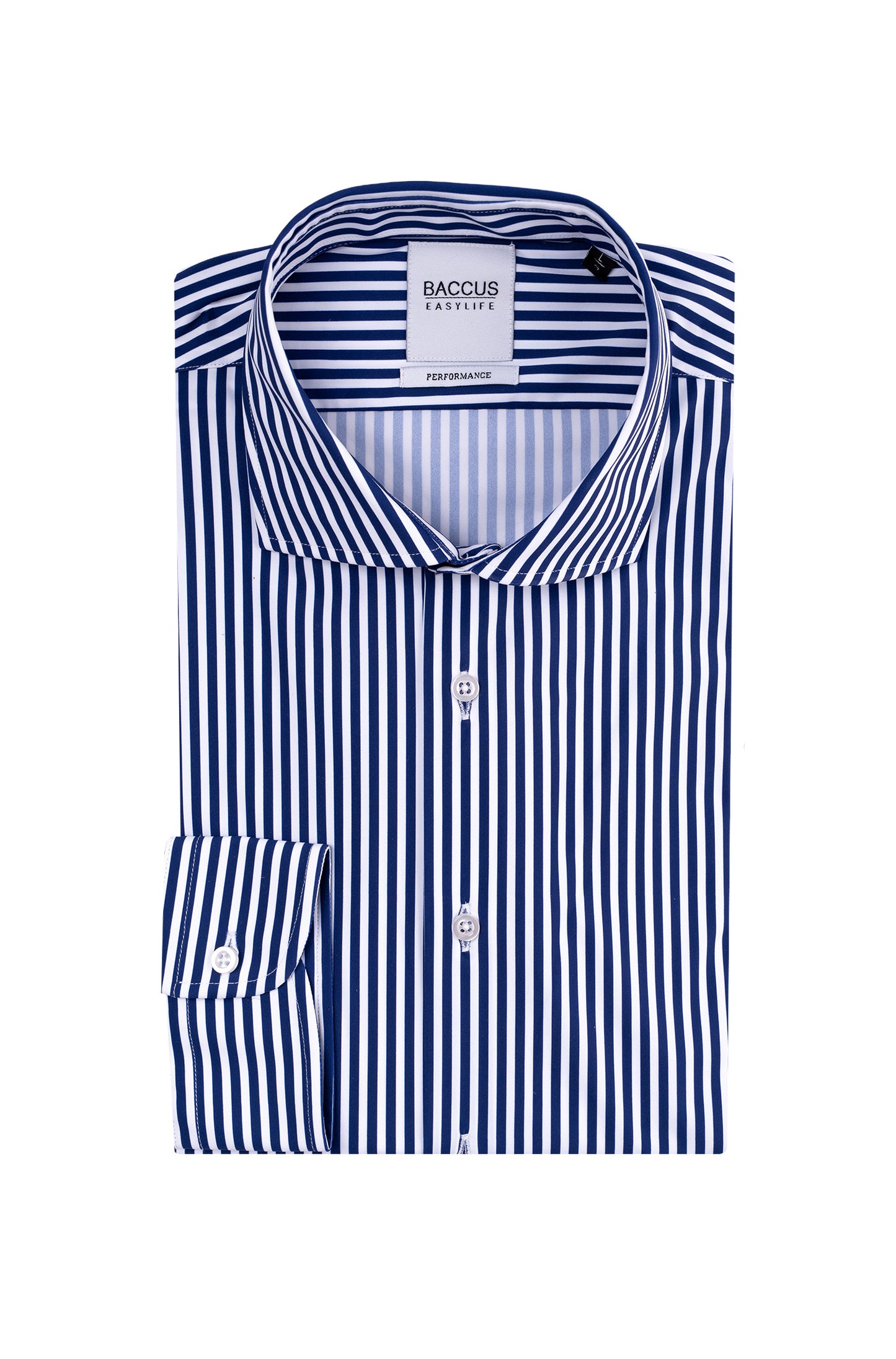 Camisa com riscas - Azul