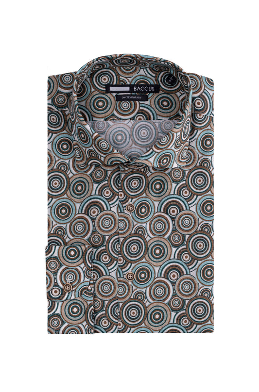 Camisa estampada Baccus - Verde