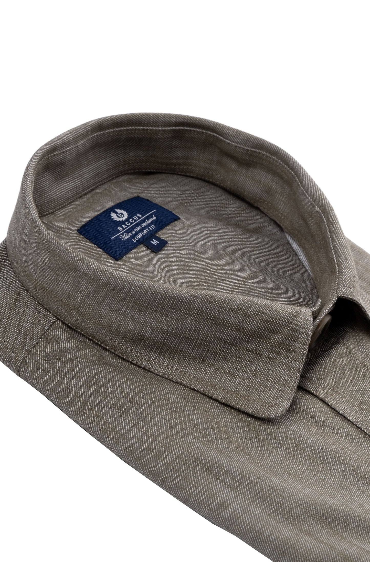 Overshirt para homem lisa - Verde