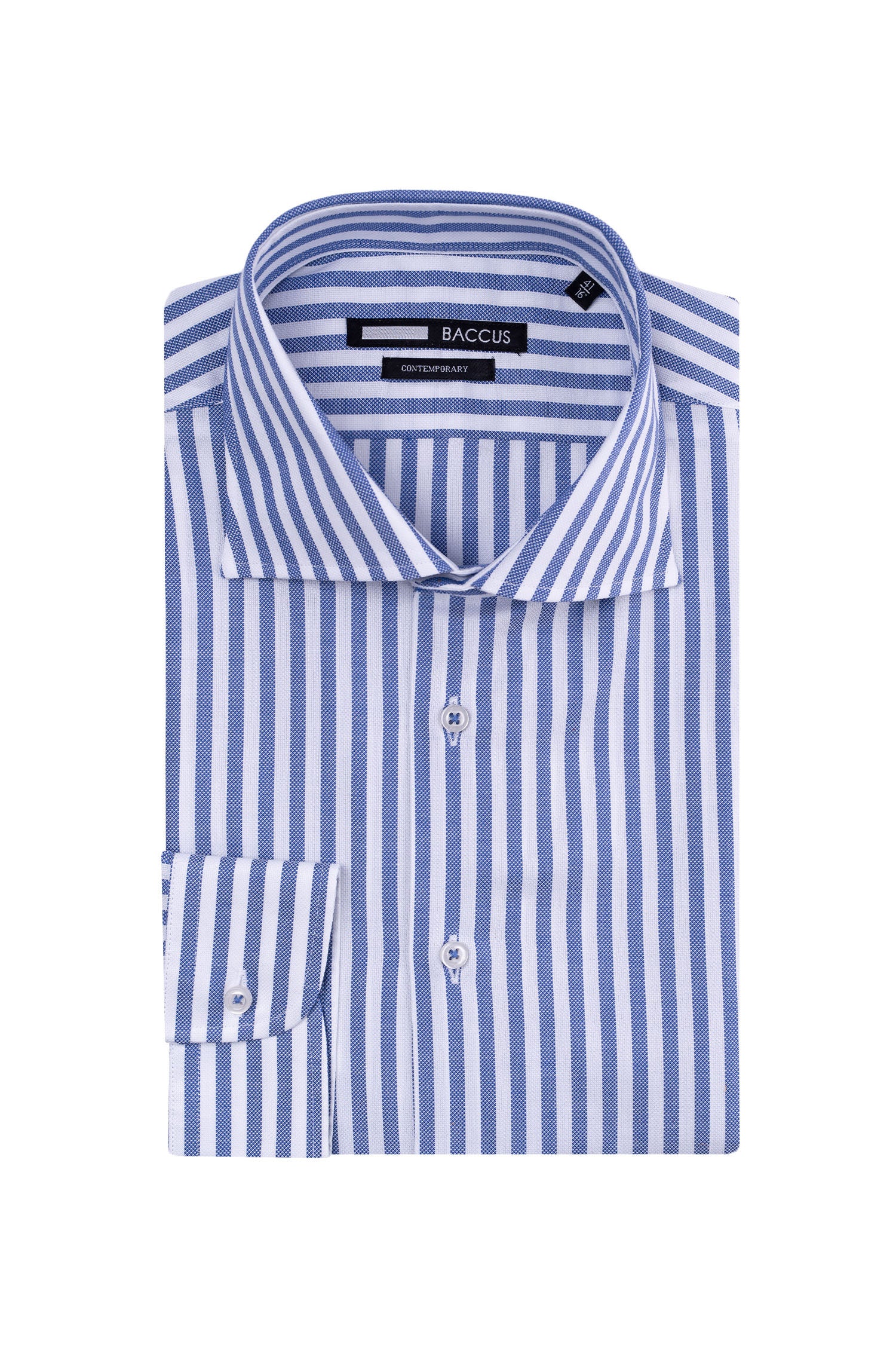 Camisa com riscas - Azul