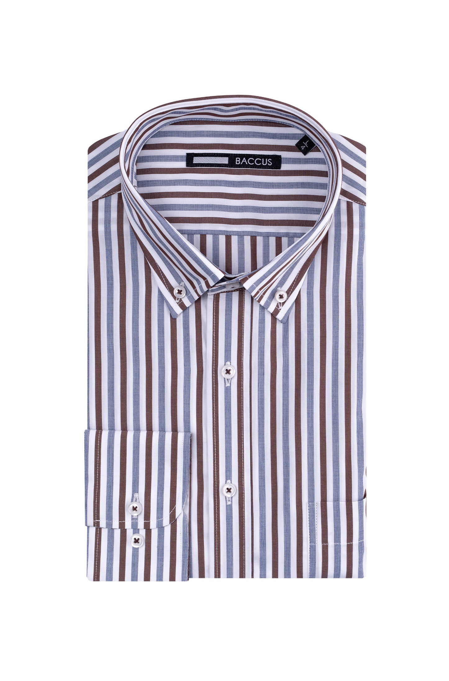 Camisa com riscas - Bege