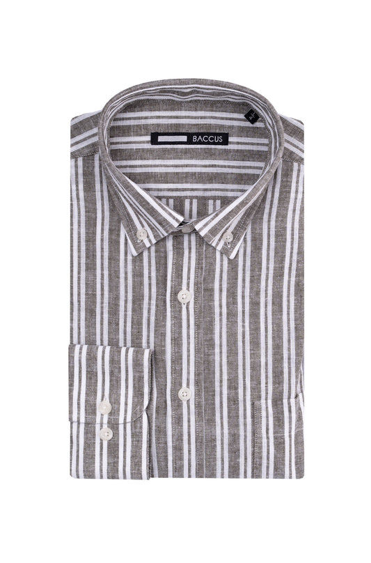 Camisas com risca - Verde