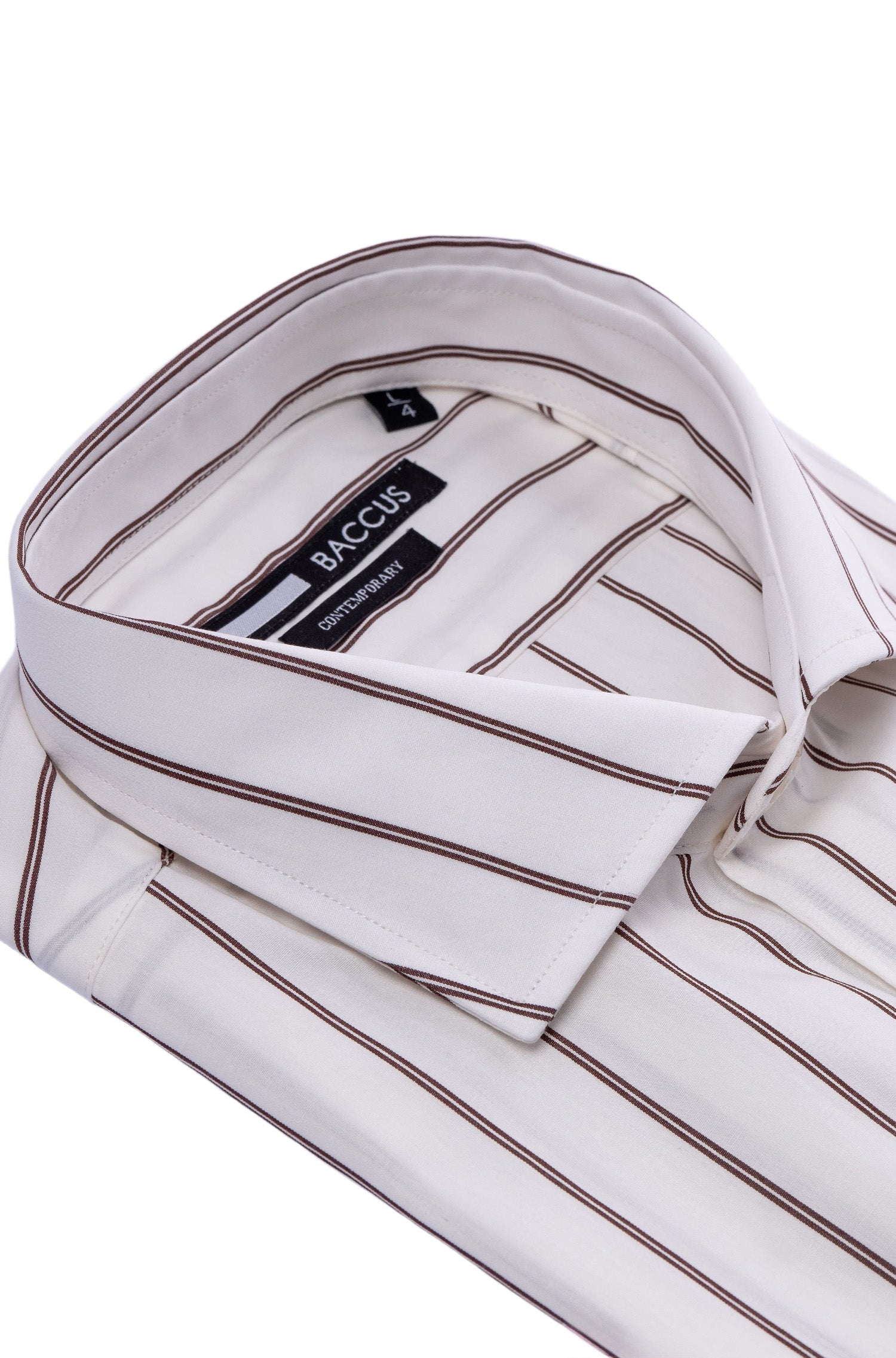 Camisa com risca clássica - Bege