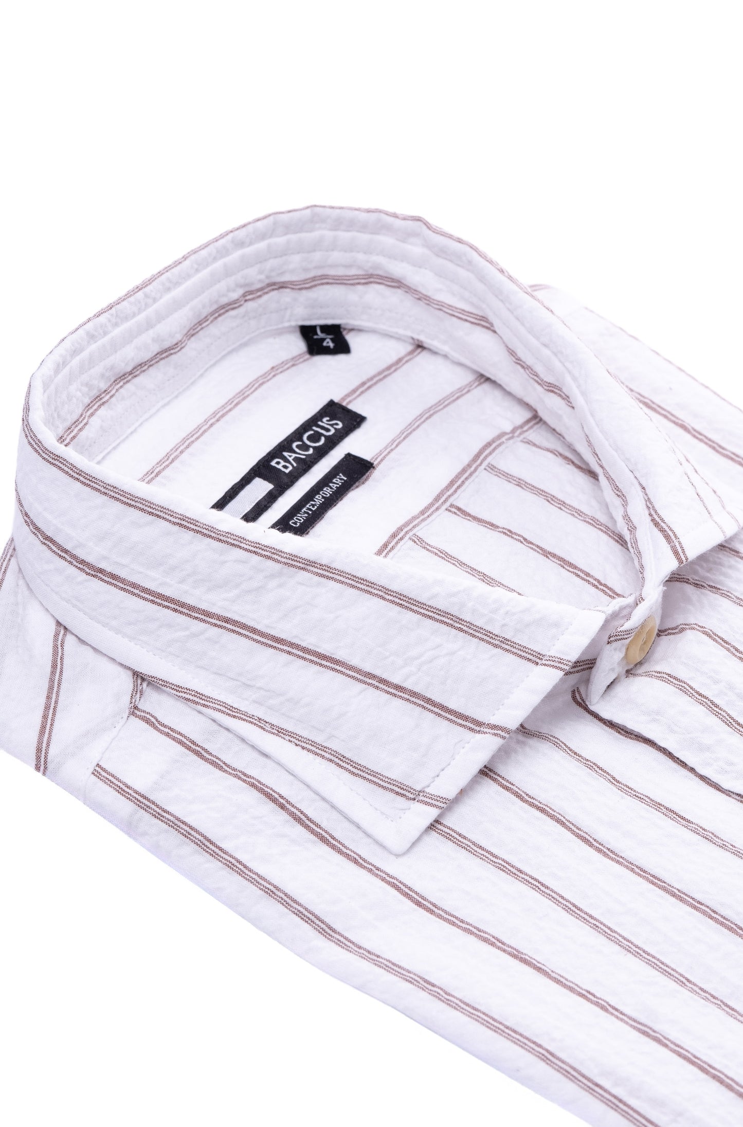 Camisa Fit Contemporary - Bege