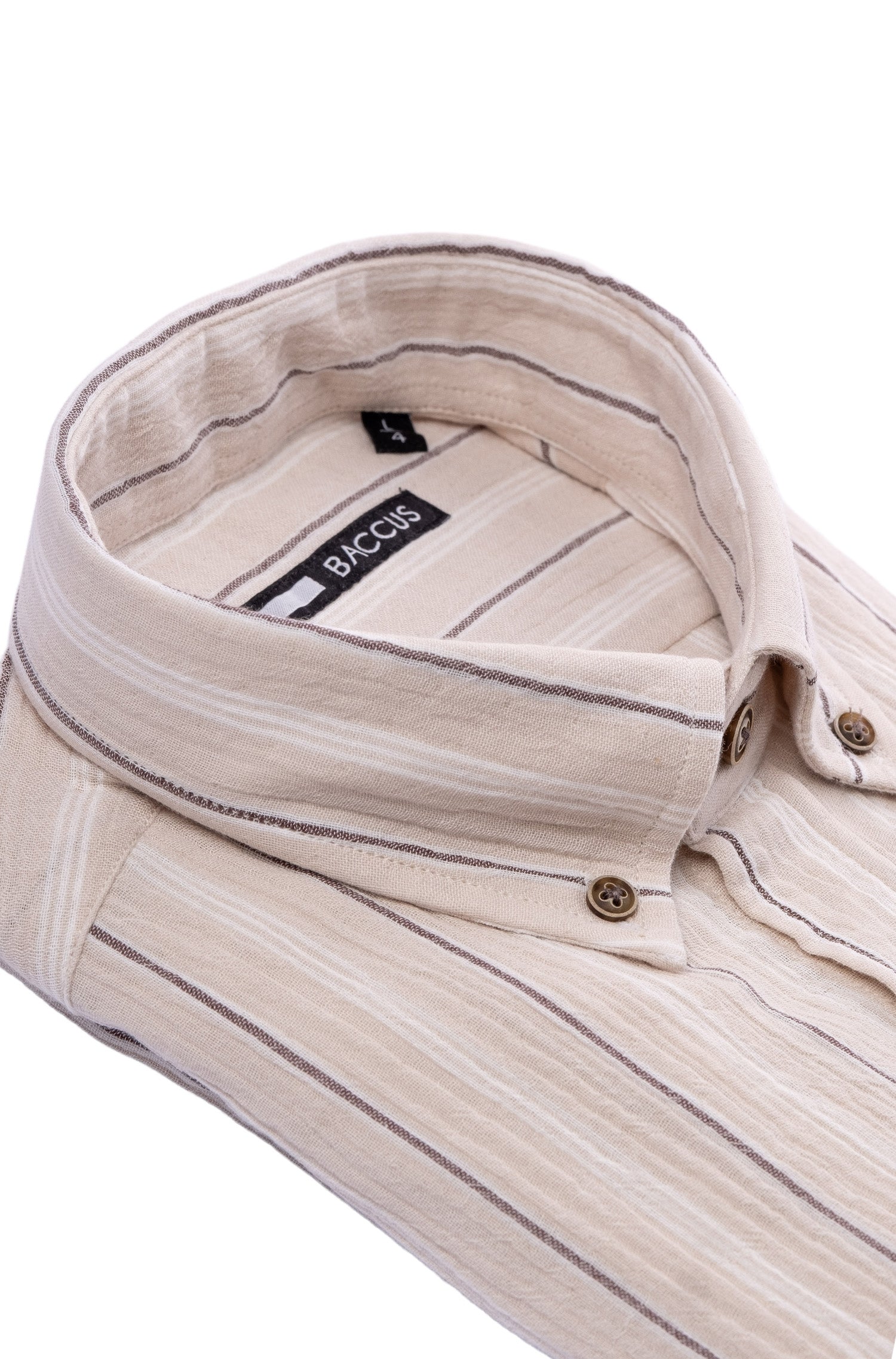 Camisa fit regular - Bege