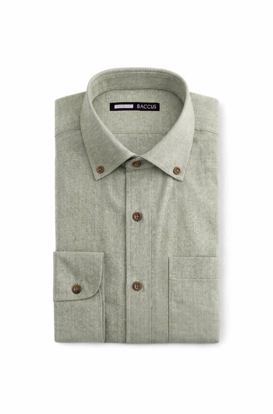 Camisa lisa para homem - Bege