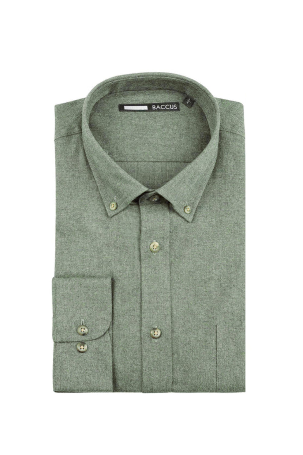 Camisa lisa para homem - Verde