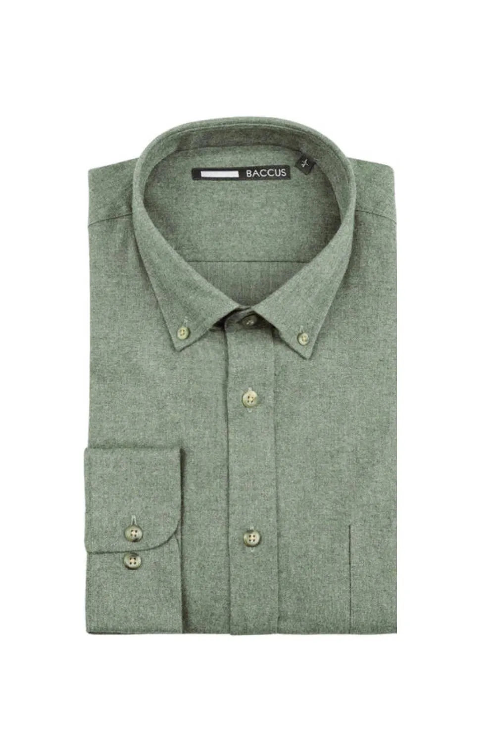 Camisa lisa para homem - Verde