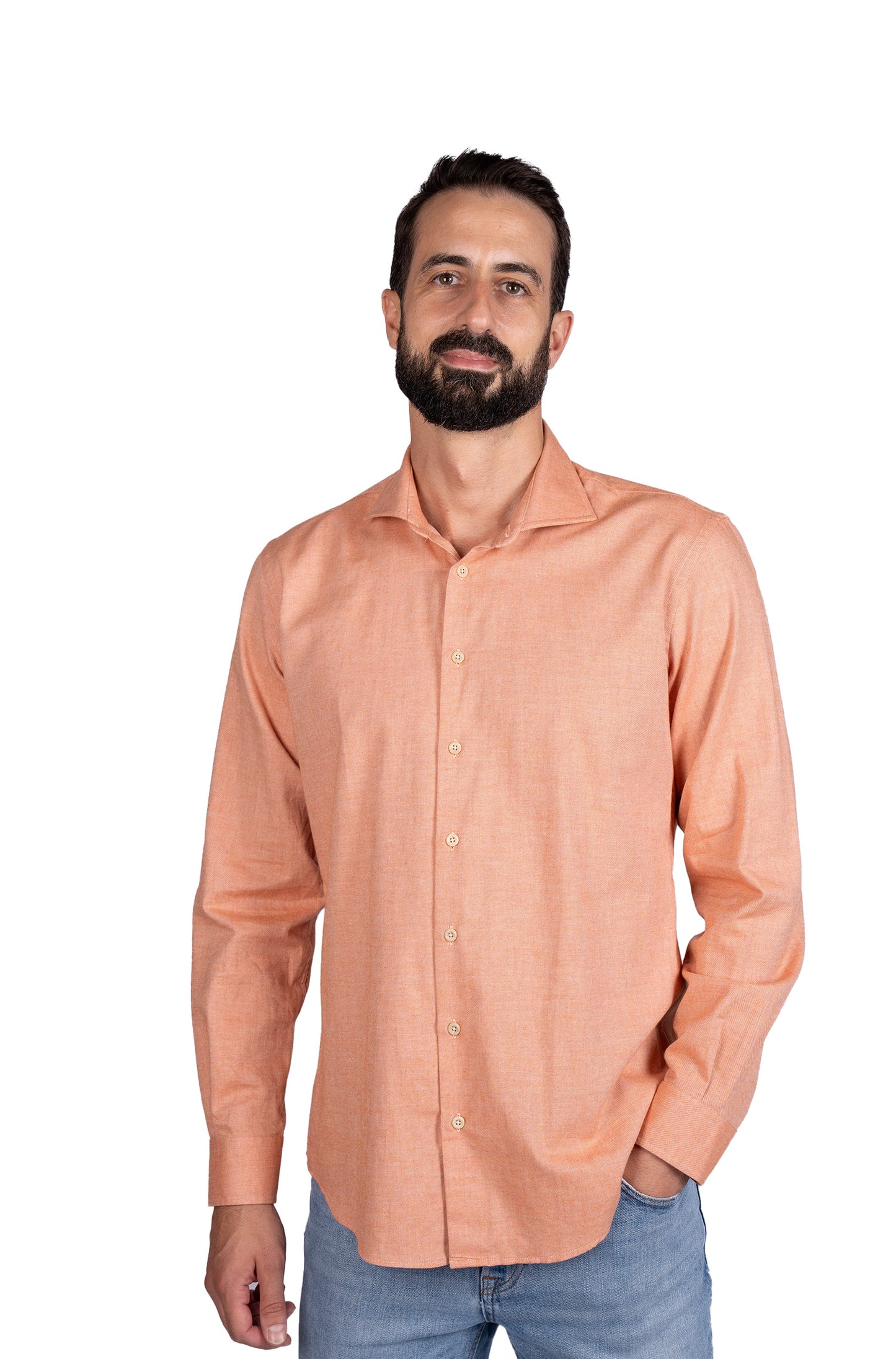 Camisa Baccus casual - Laranja