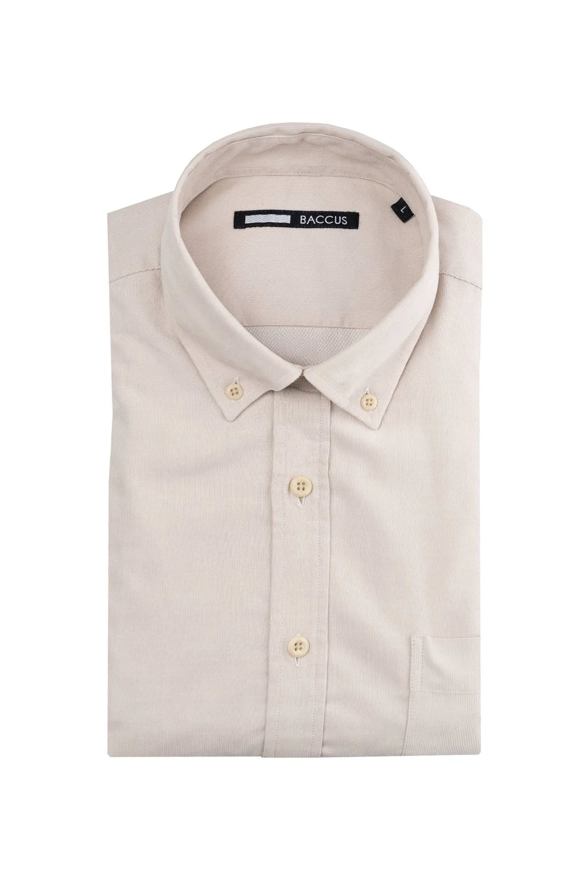 Camisa de homem bombazine - Bege