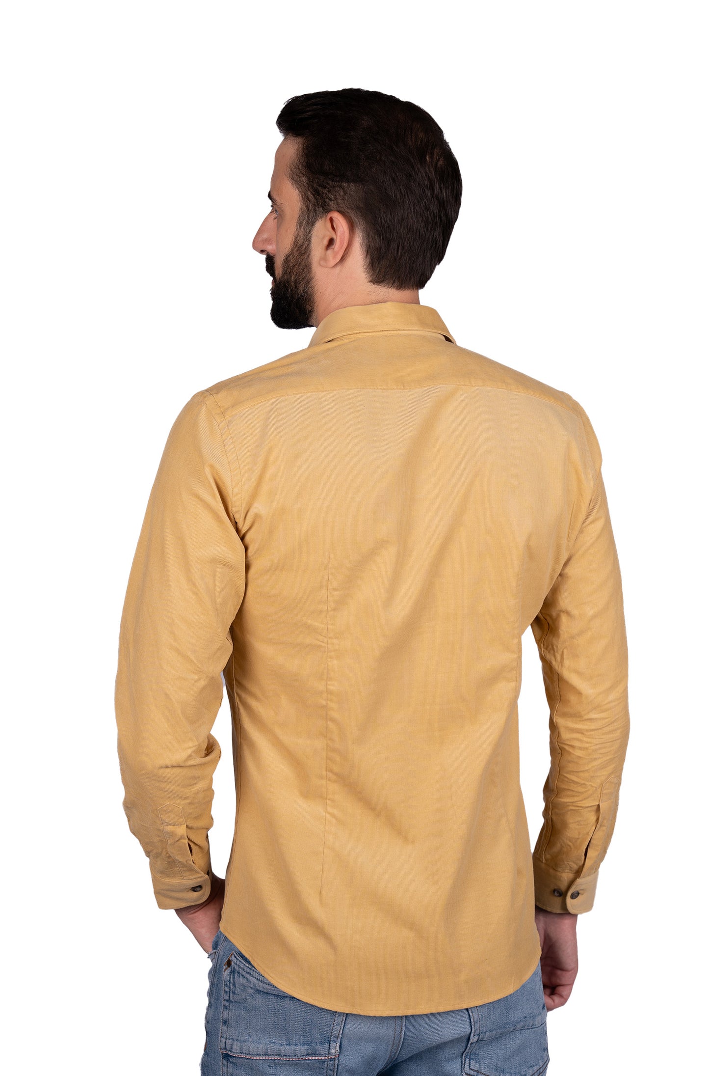 Camisa de homem bombazine - Amarelo