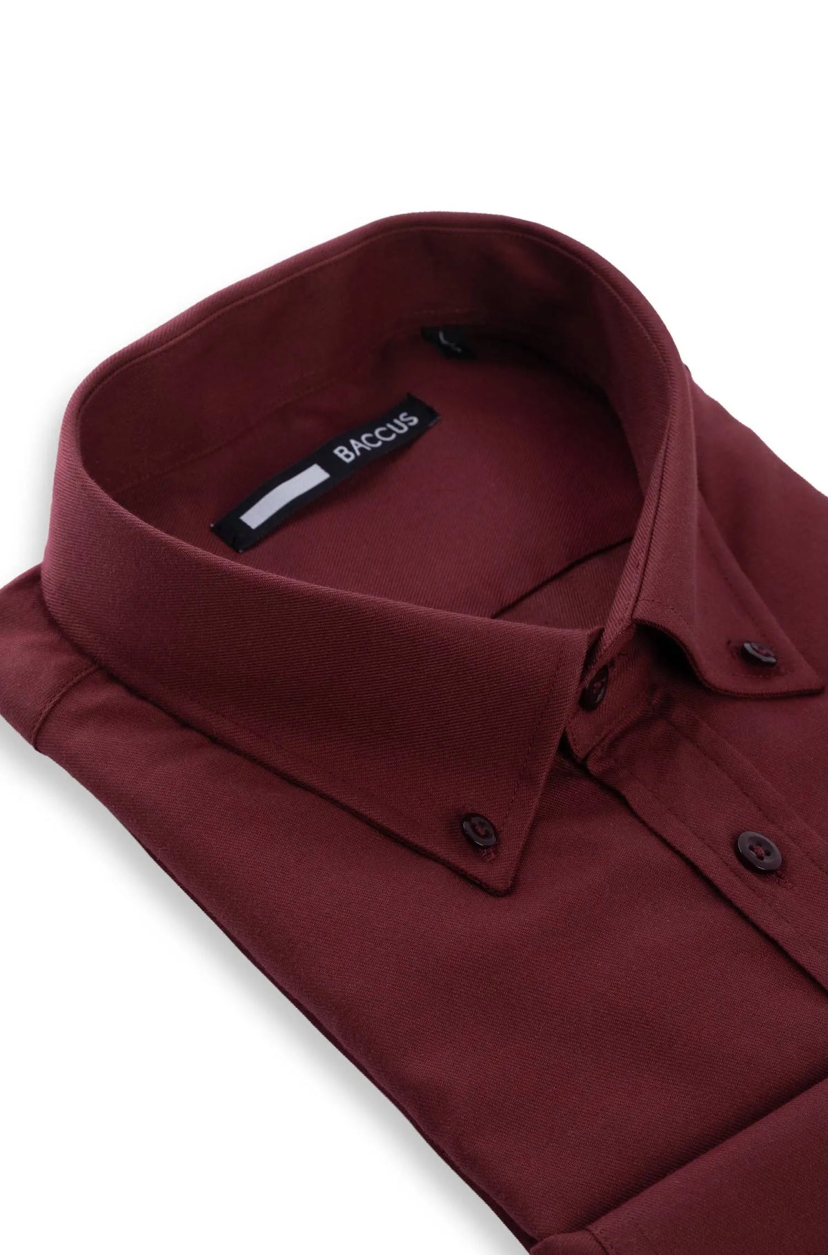 Camisa lisa para homem - Bordeaux