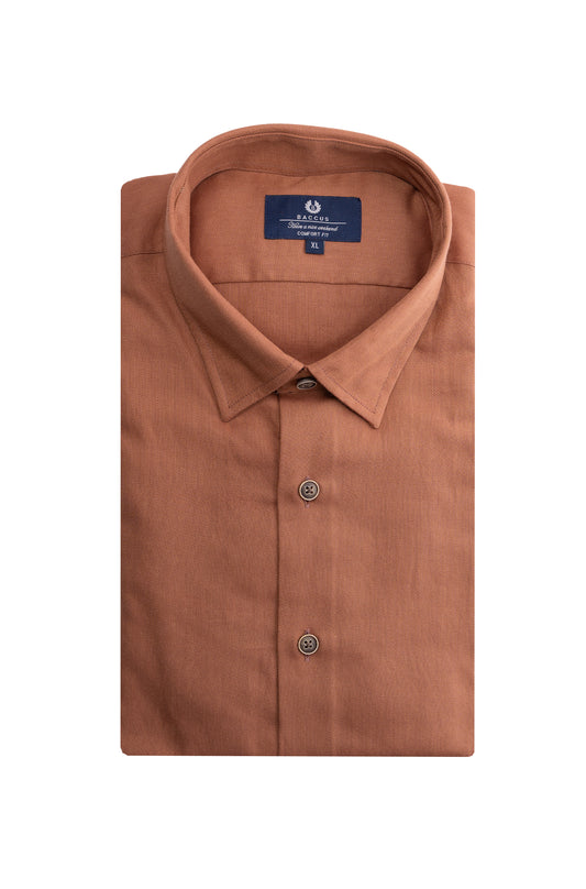 Camisa lisa para homem - Laranja