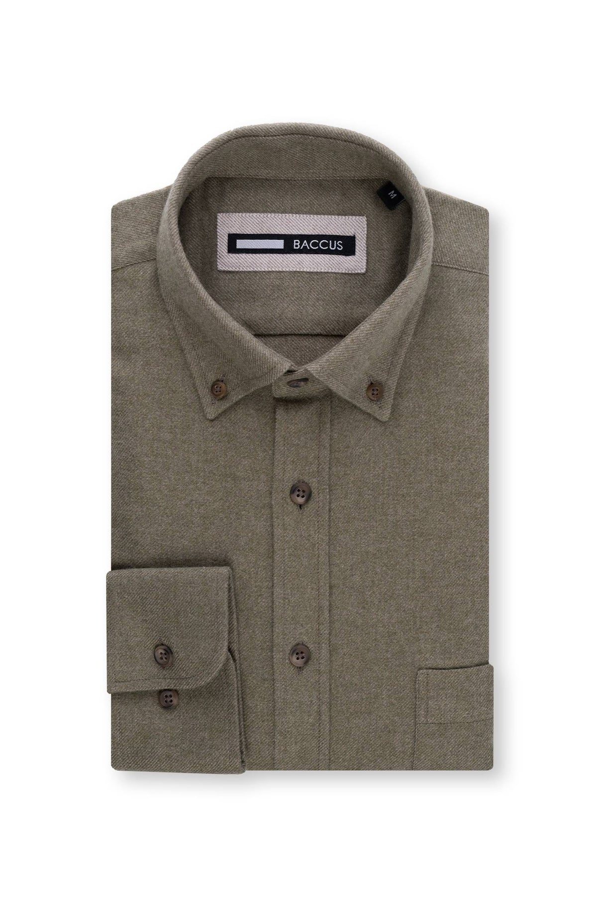 Camisa lisa para homem - Verde