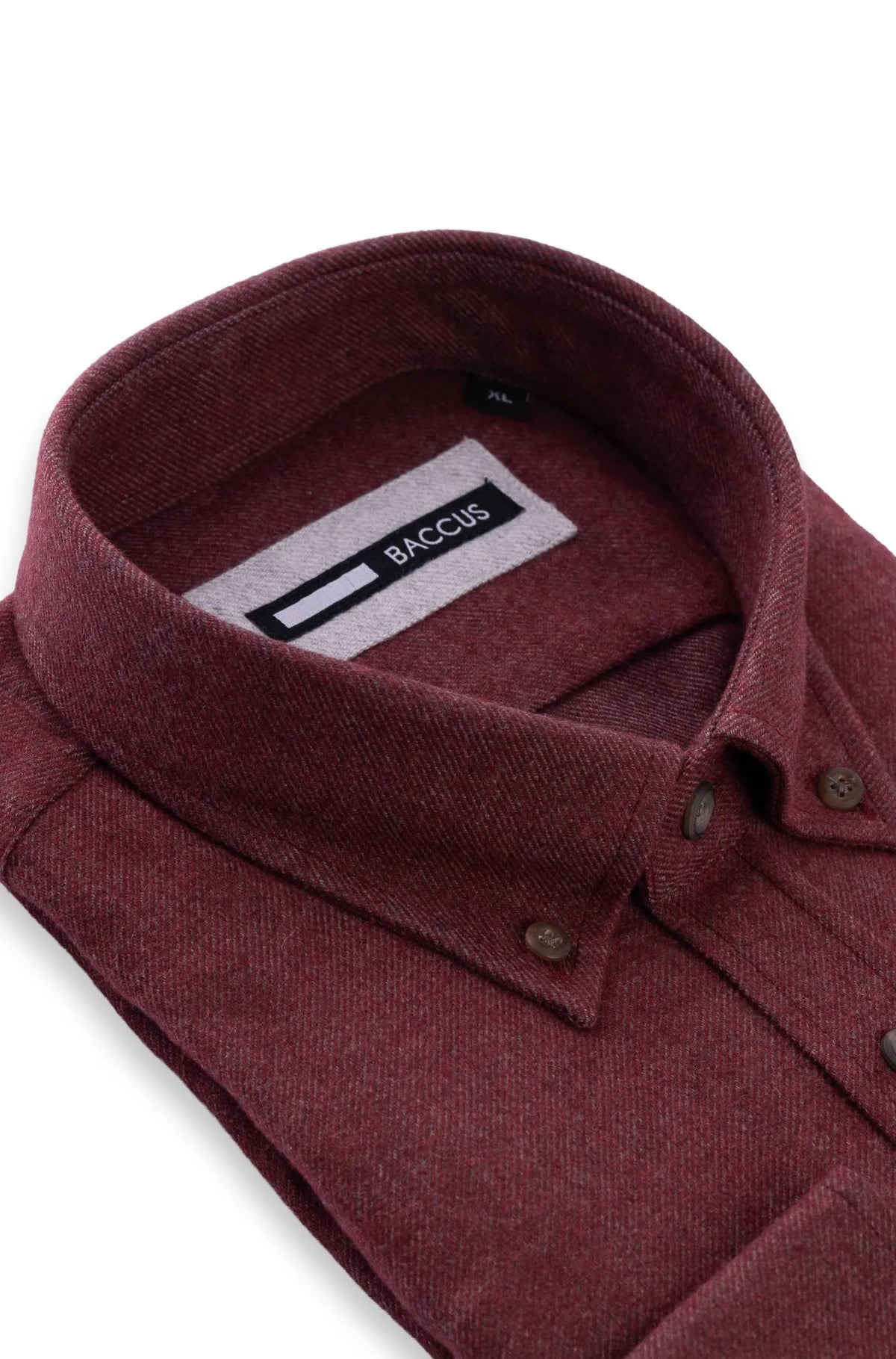 Camisa lisa para homem - Bordeaux