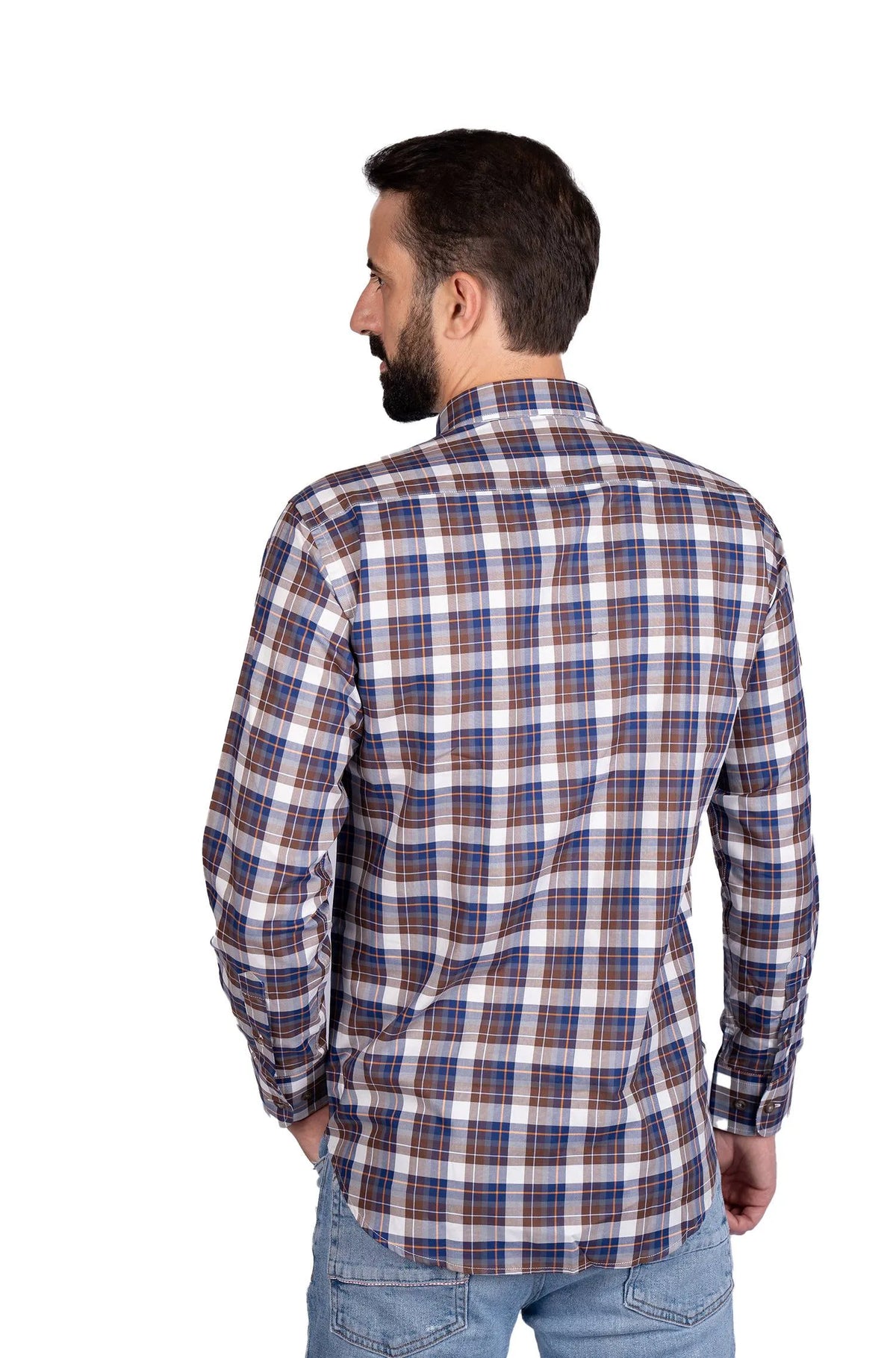 Camisa xadrez Baccus - Bege