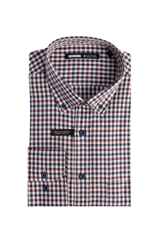Camisa homem em xadrez - Verde