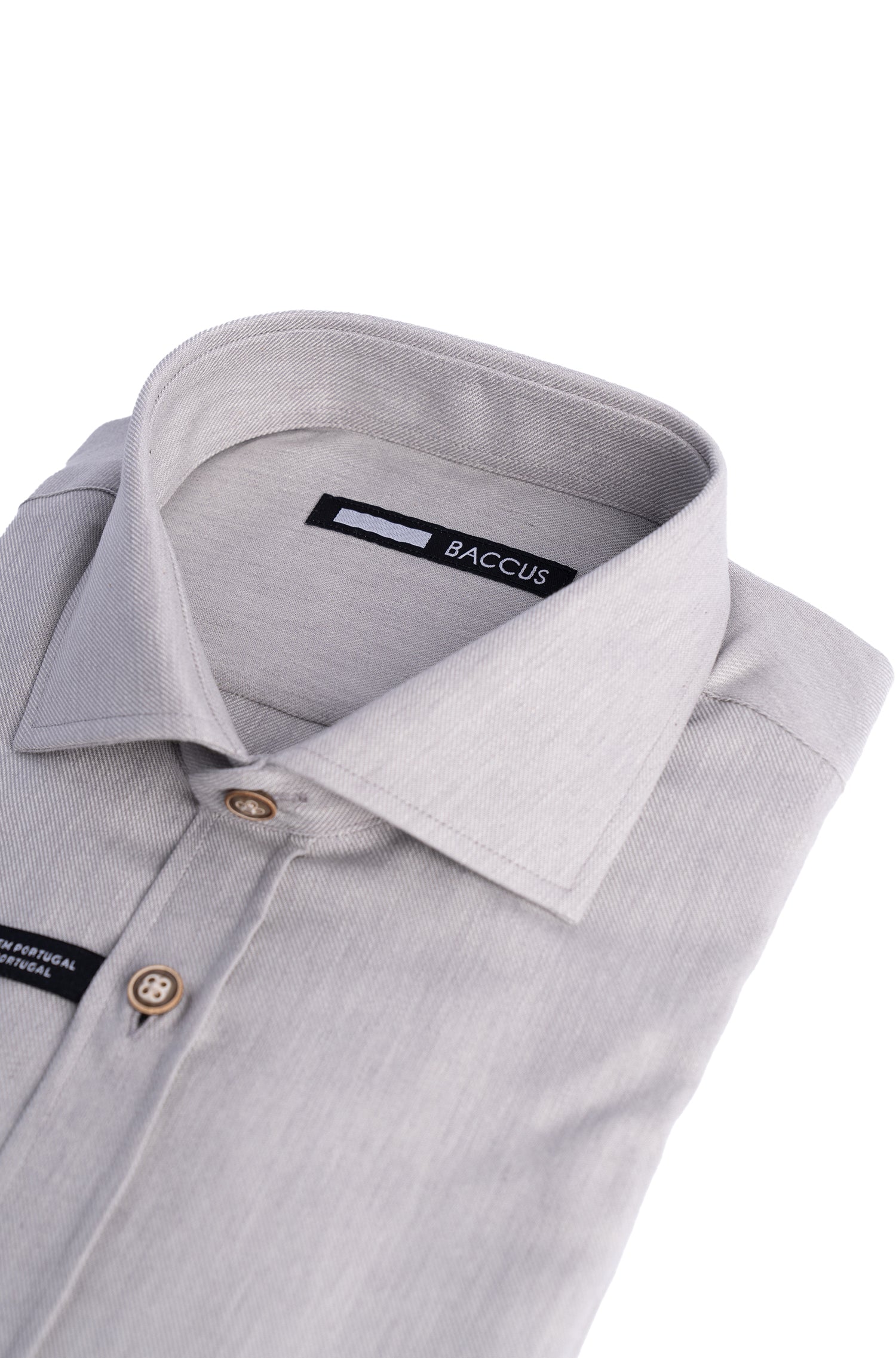 Camisa lisa para homem - Cinza