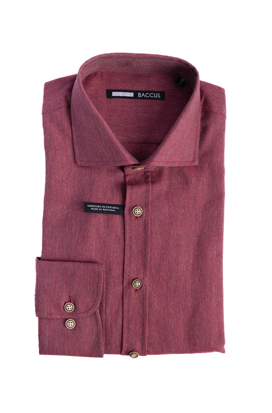 Camisa lisa para homem - Vermelho