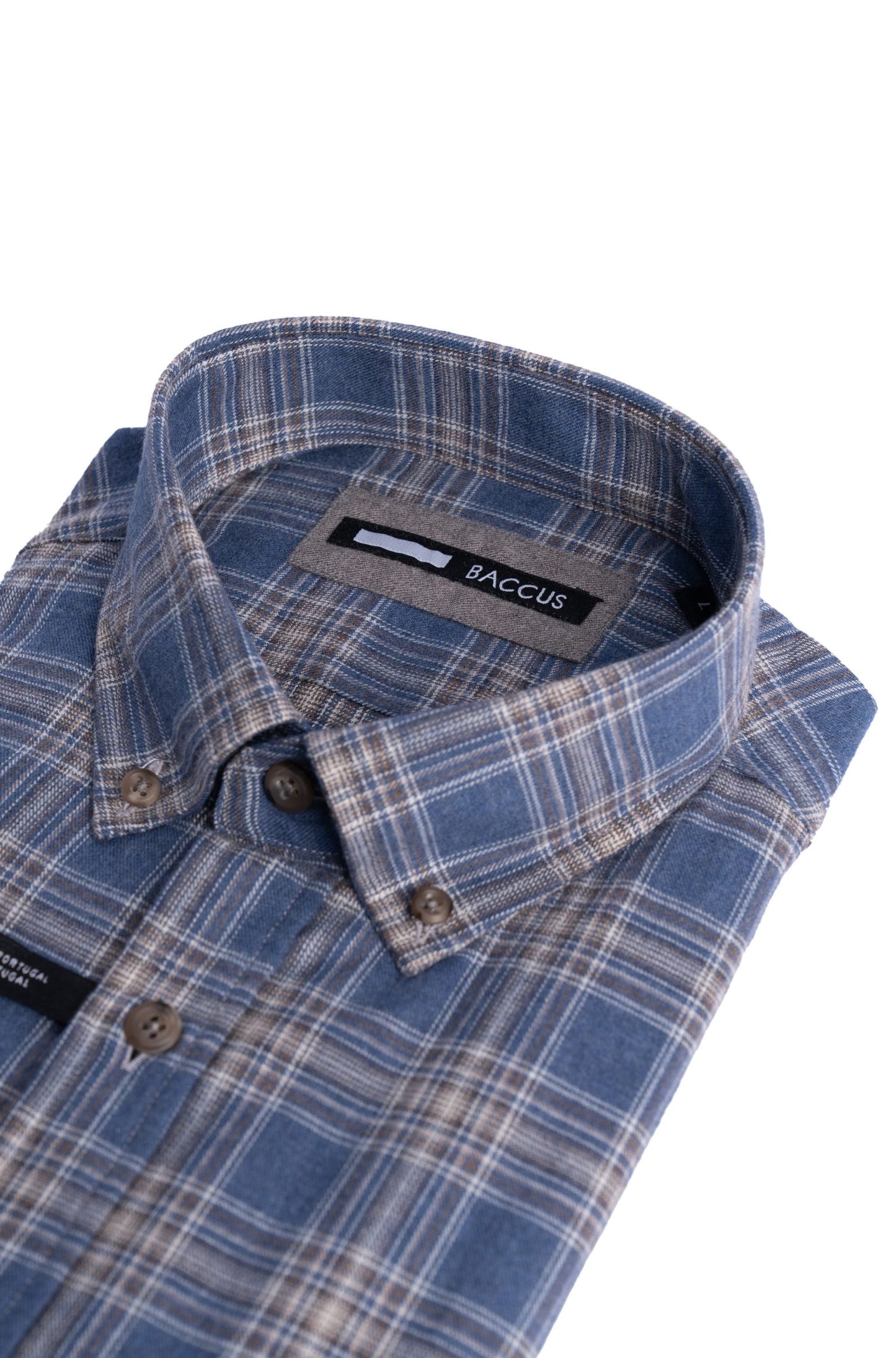 Camisa xadrez masculina - Azul
