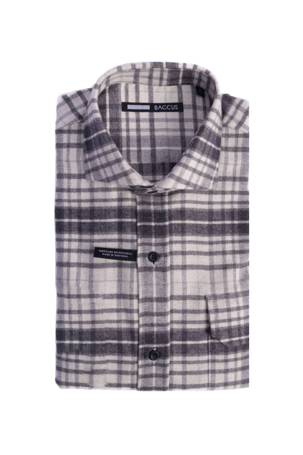 Men's flannel shirt - Gray
