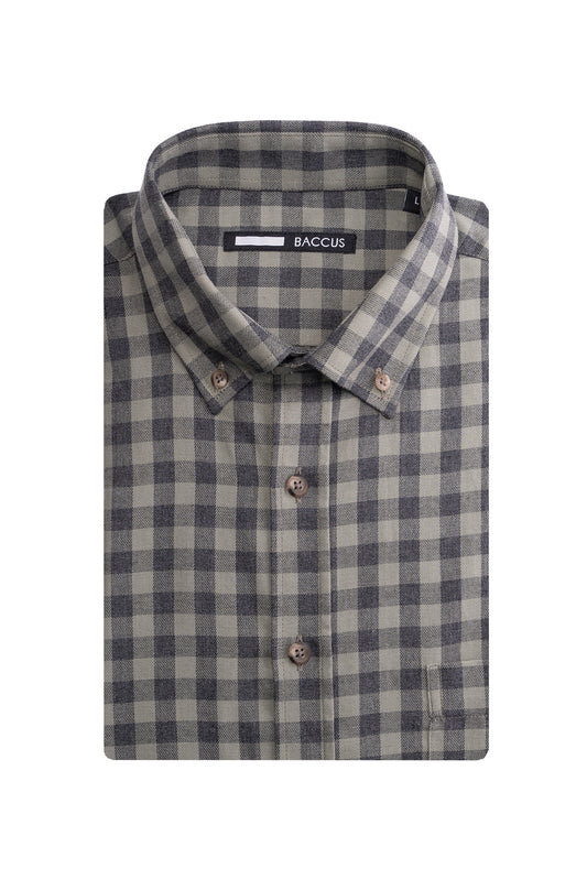 Camisa xadrez masculina - Verde