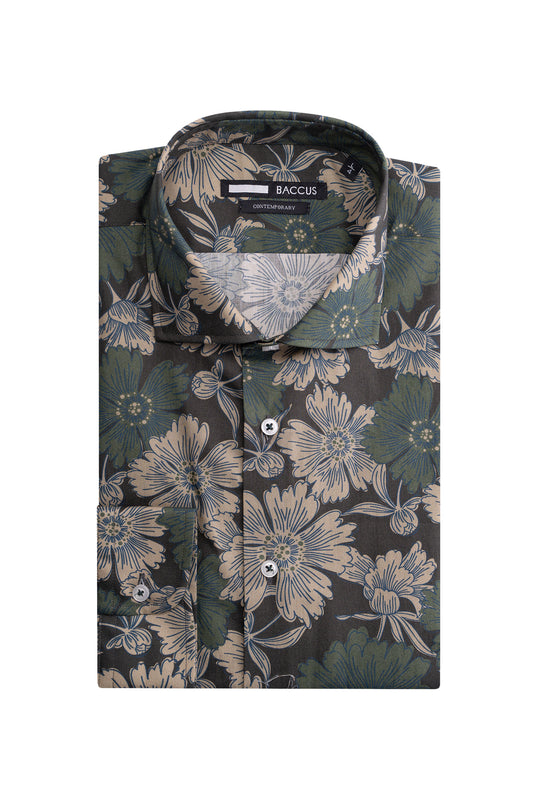 Camisa Baccus estampada - Verde